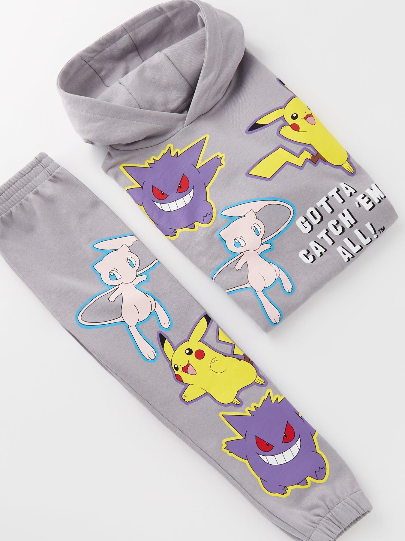 Image 4 of 4 of Pokemon 2 Piece Hoody and Jogger Set - Grey