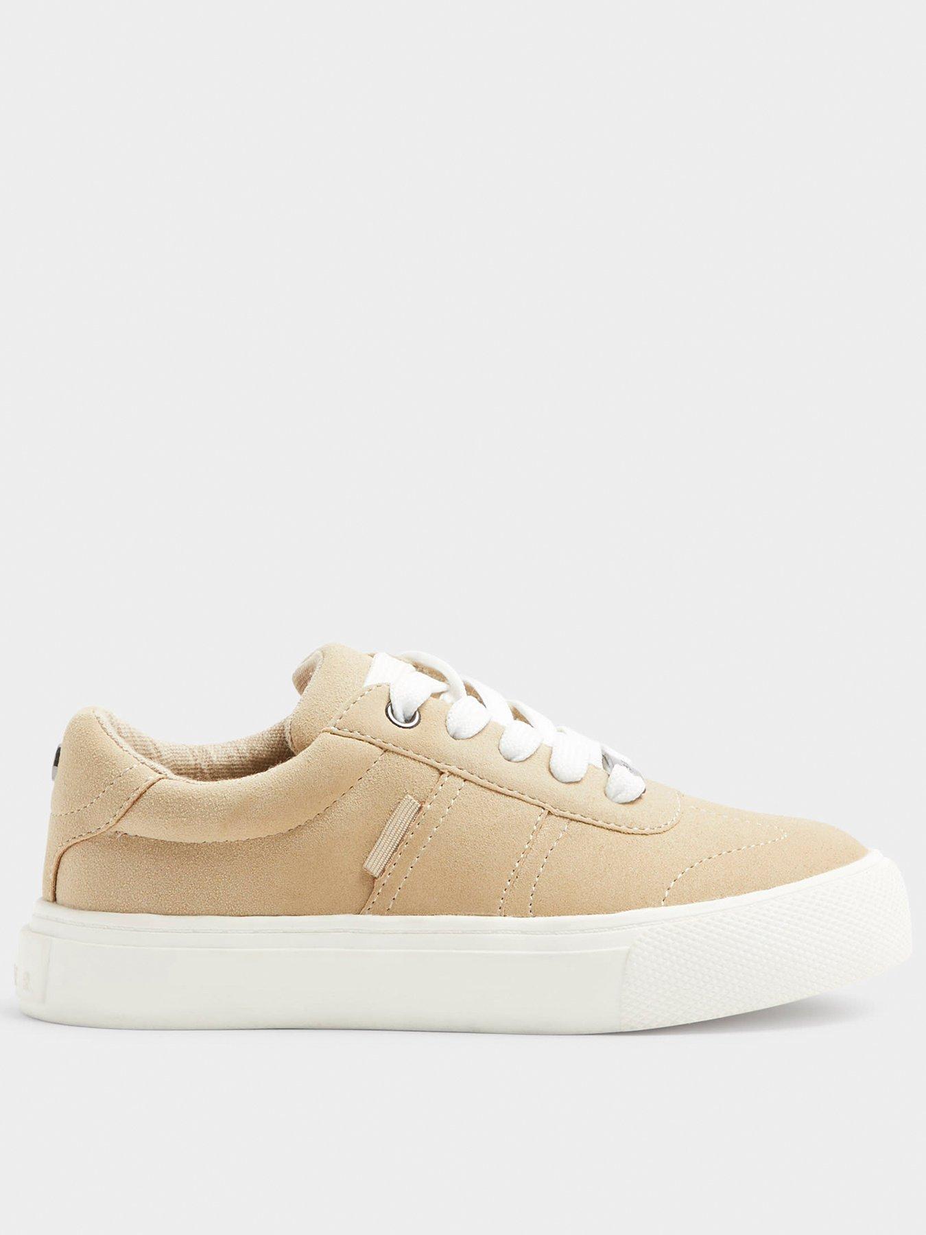 river-island-boys-nubuck-smart-trainers-beige