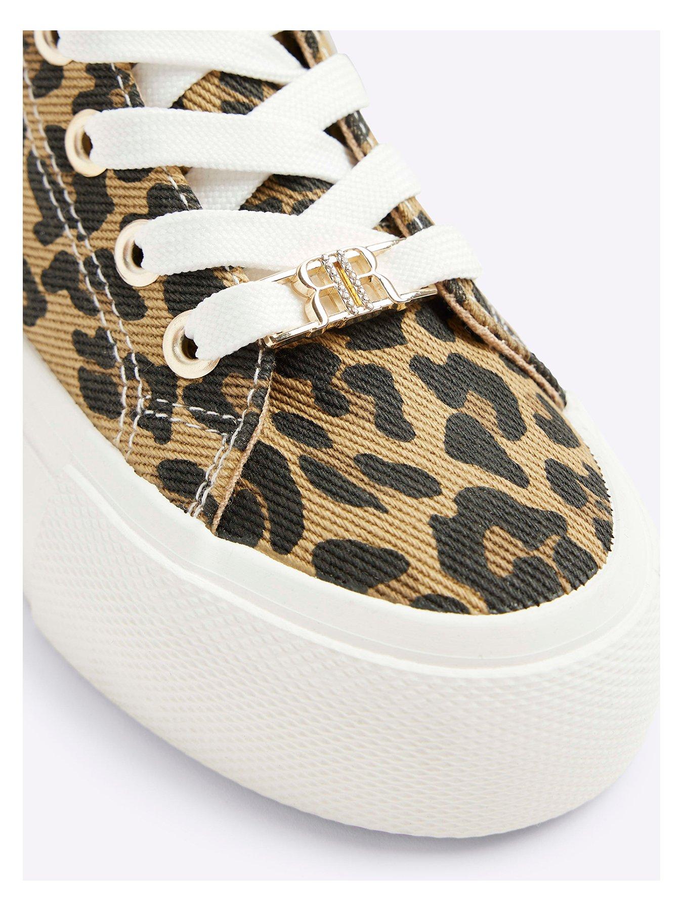 river-island-older-girl-canvas-leopard-platform-trainers-brownoutfit