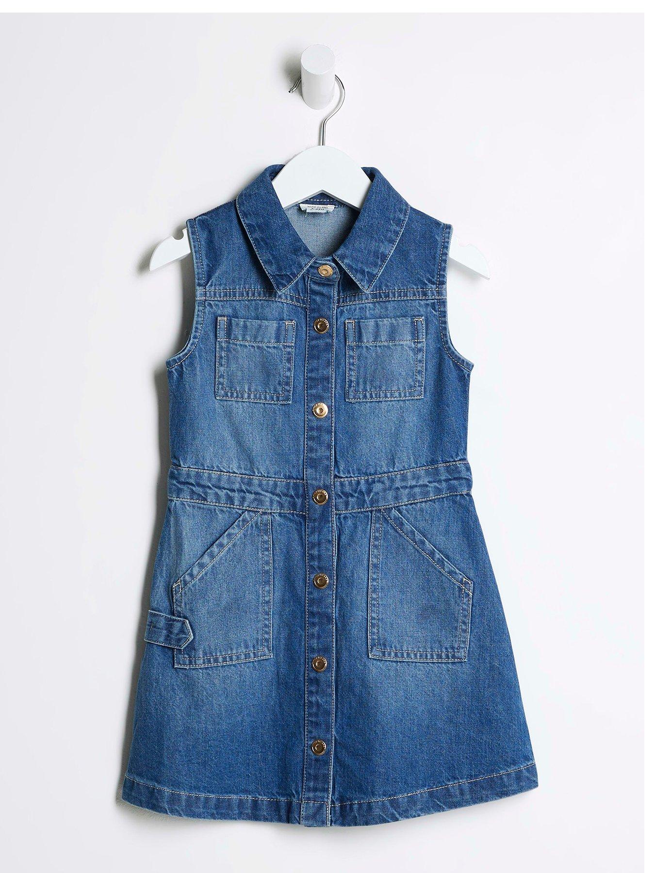 river-island-mini-mini-girls-denim-pinafore-dress-blue