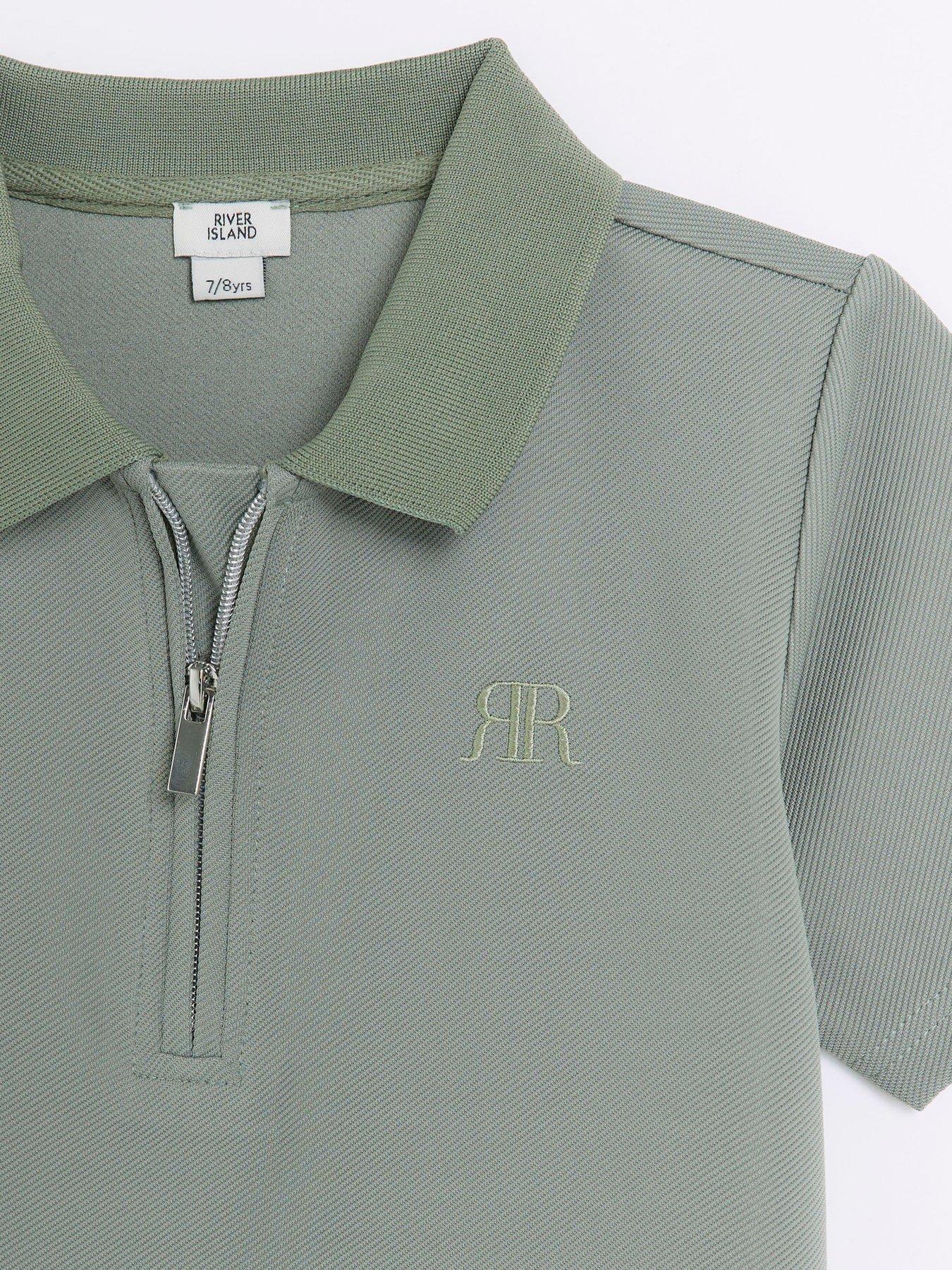 river-island-boys-half-zip-smart-polo-shirtdetail