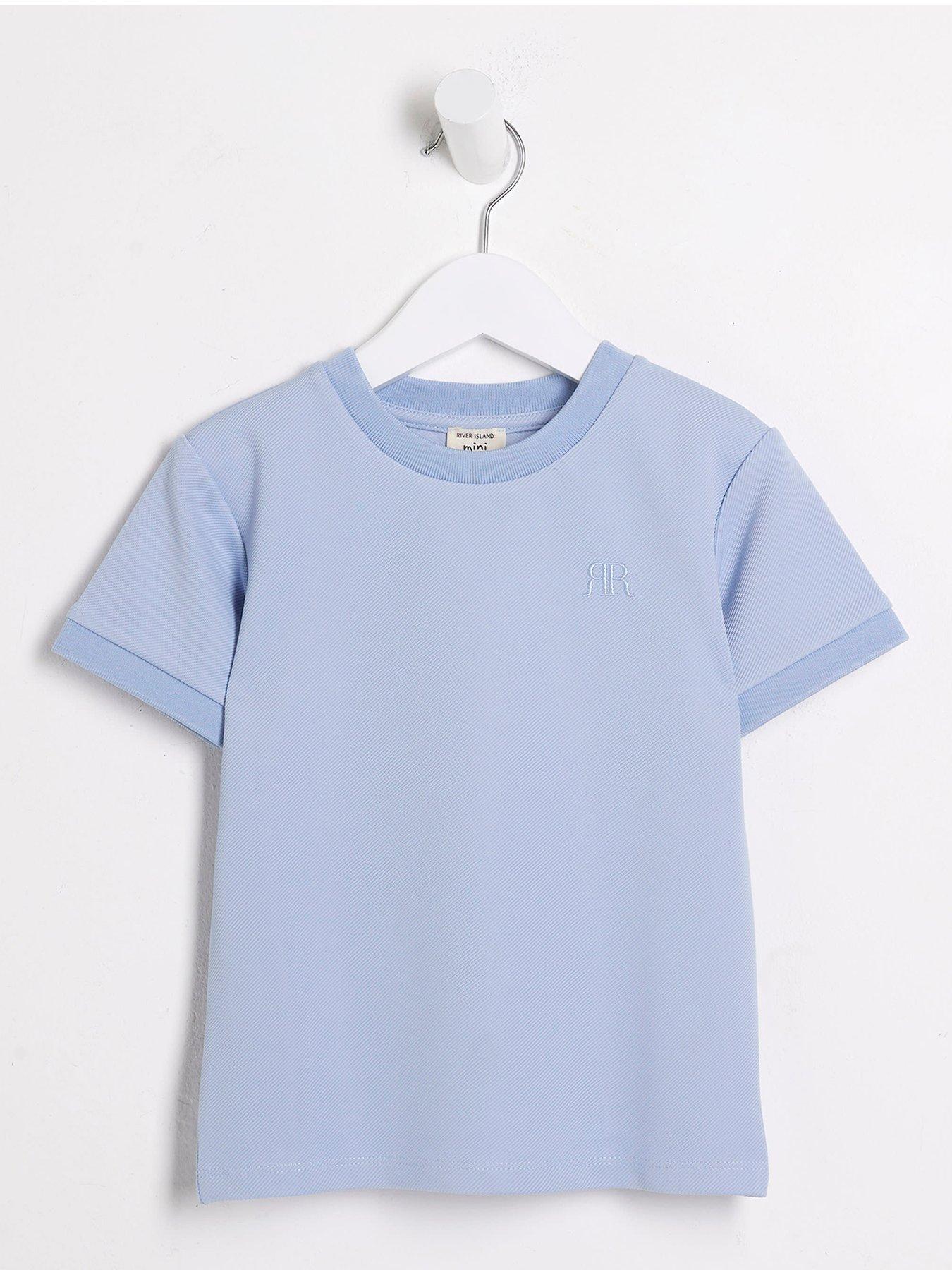 river-island-mini-mini-boys-smart-twill-tee-blue