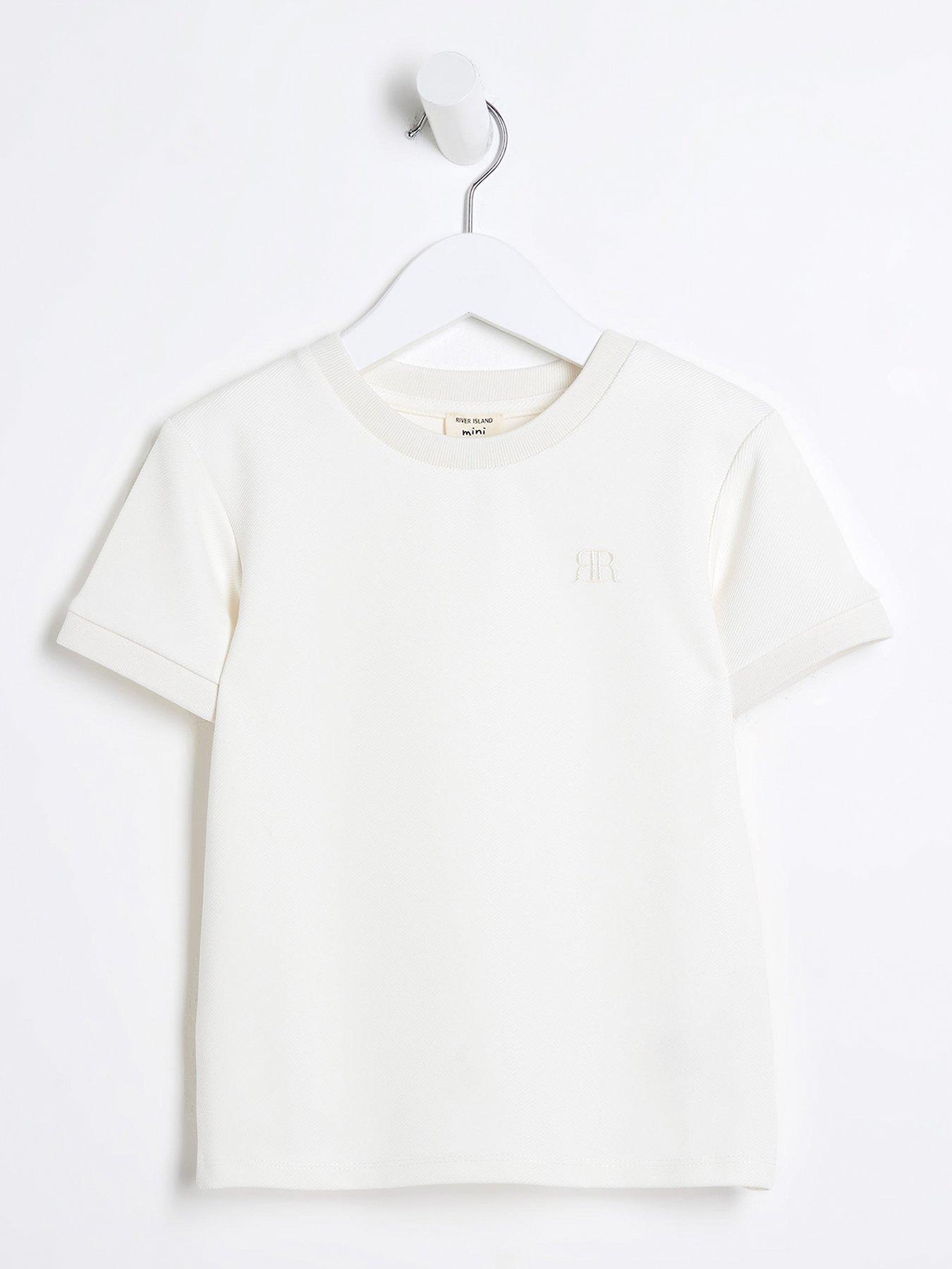 river-island-mini-mini-boys-twill-smart-t-shirt-cream