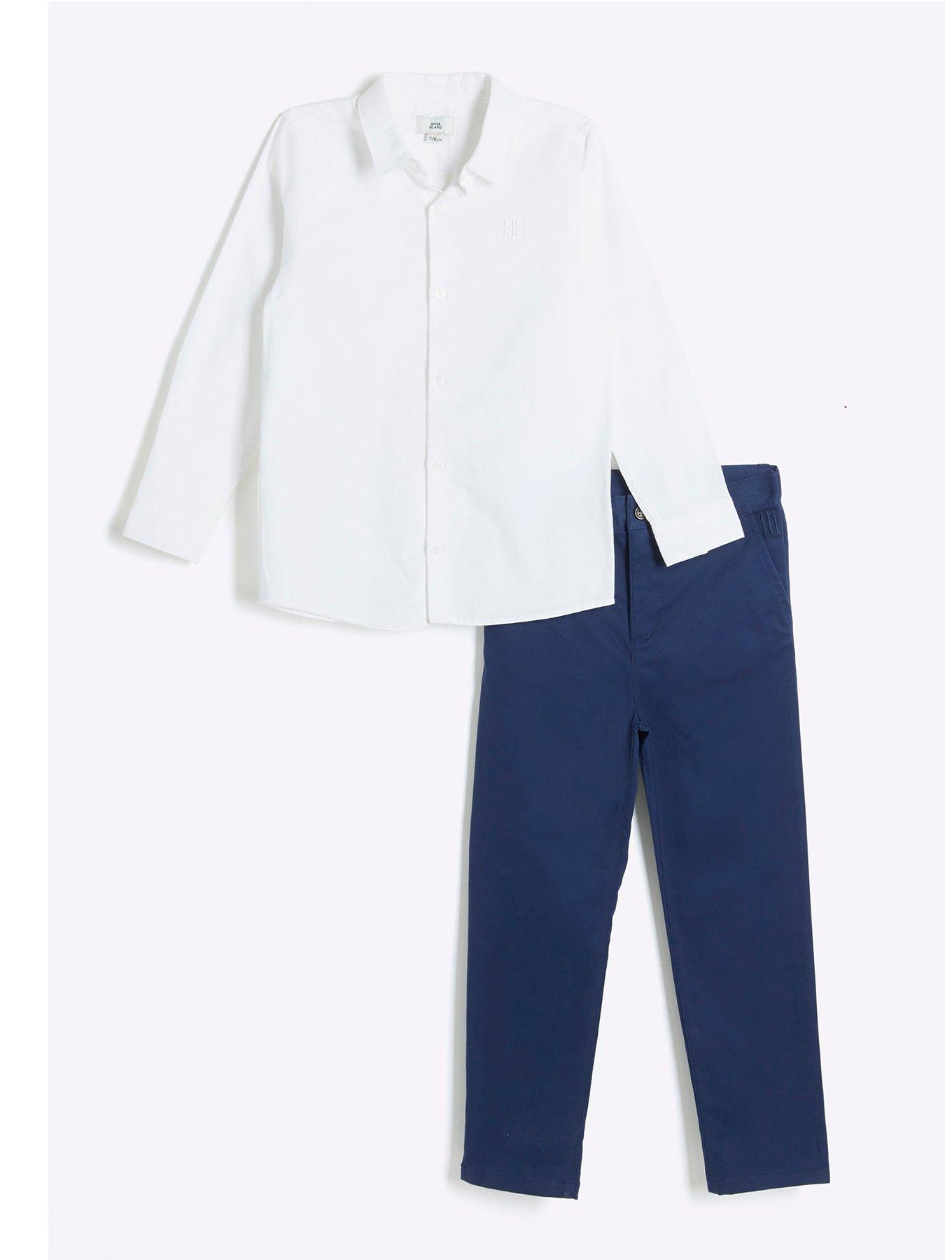 river-island-older-boys-shirt-and-chino-trouser-set