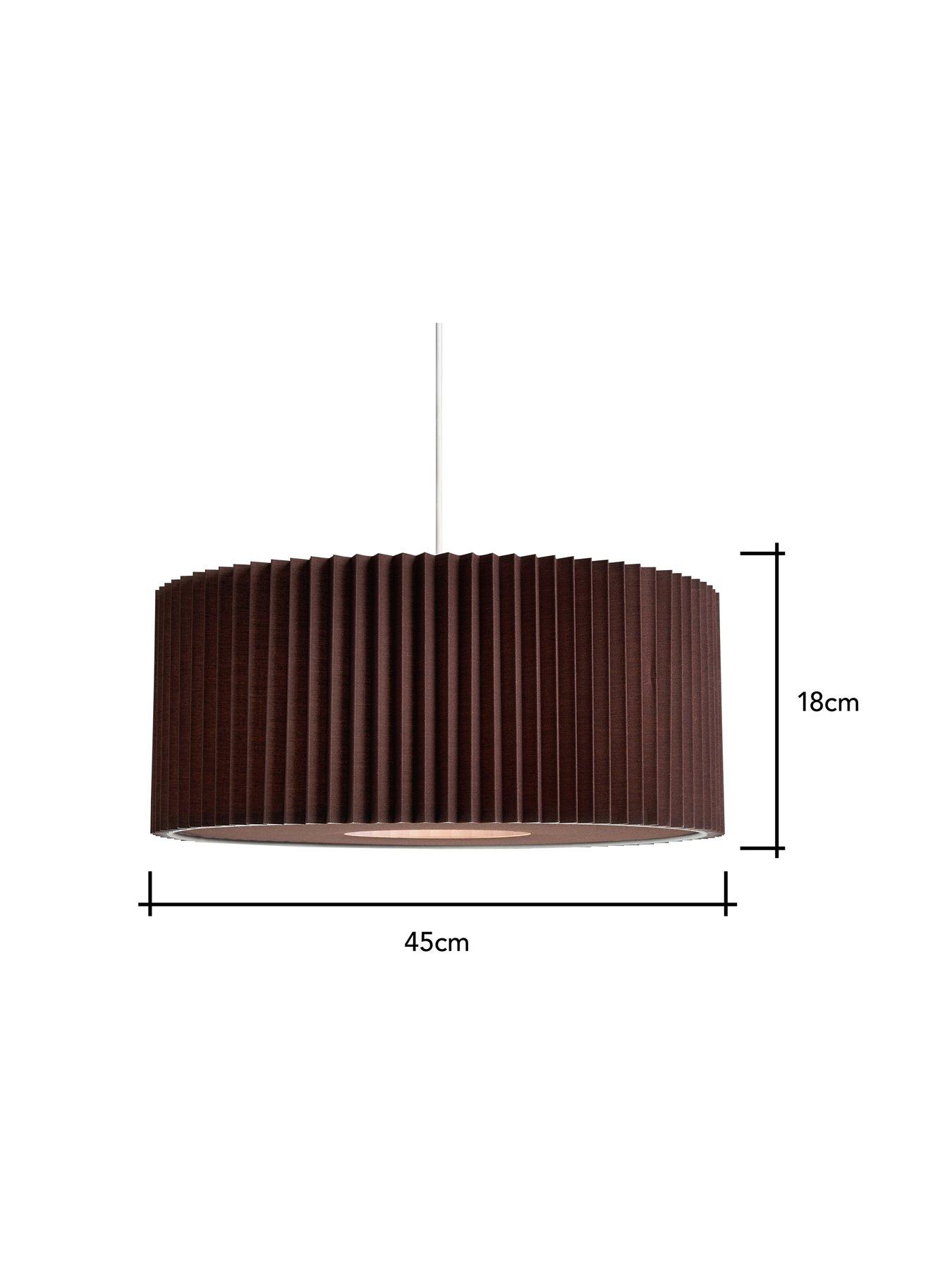 the-very-collection-large-knife-pleat-easy-fit-light-shade-with-diffuser-ndash-dark-browndetail