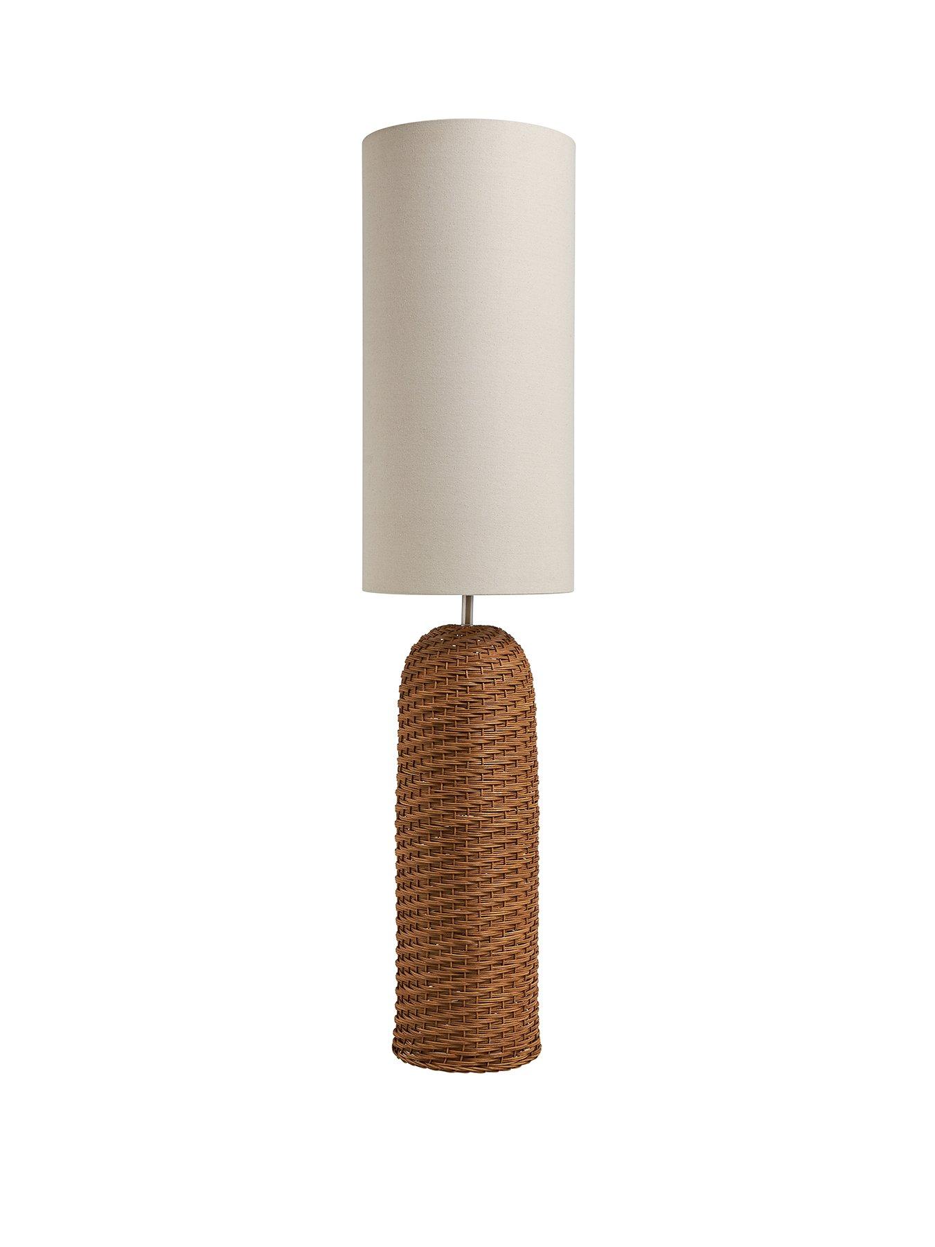 Image 2 of 5 of The Very Collection Rattan Vessel Floor Lamp