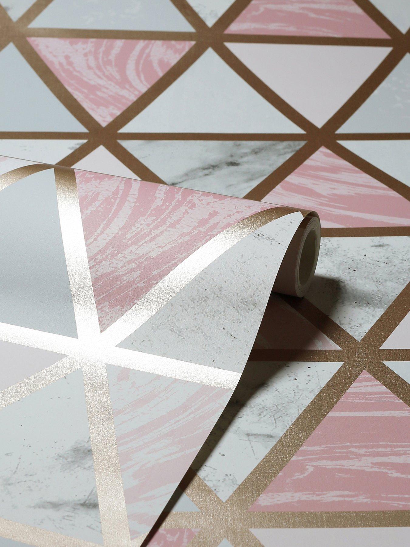 arthouse-marble-geo-pink-multi-wallpaperstillFront