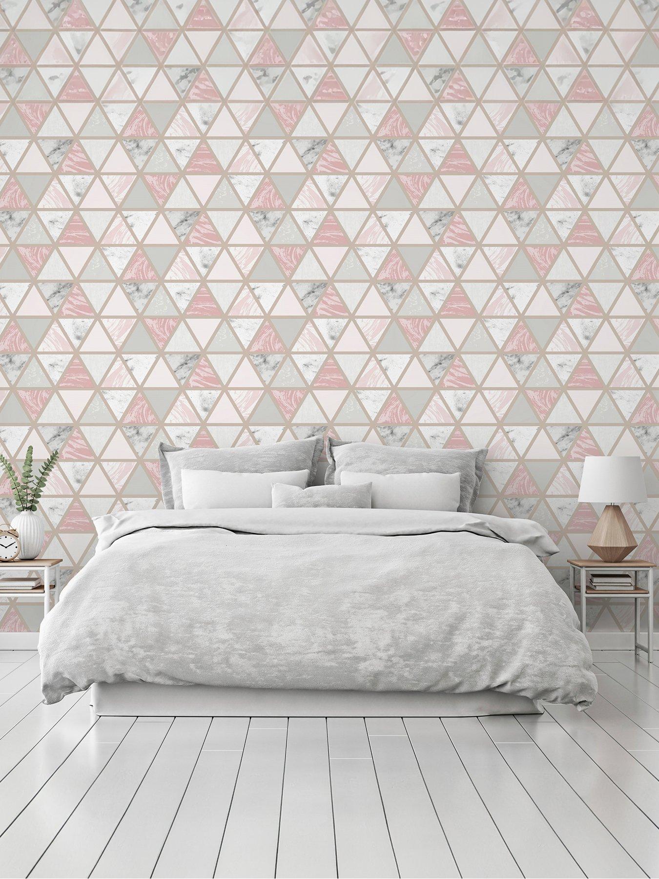 arthouse-marble-geo-pink-multi-wallpaperoutfit