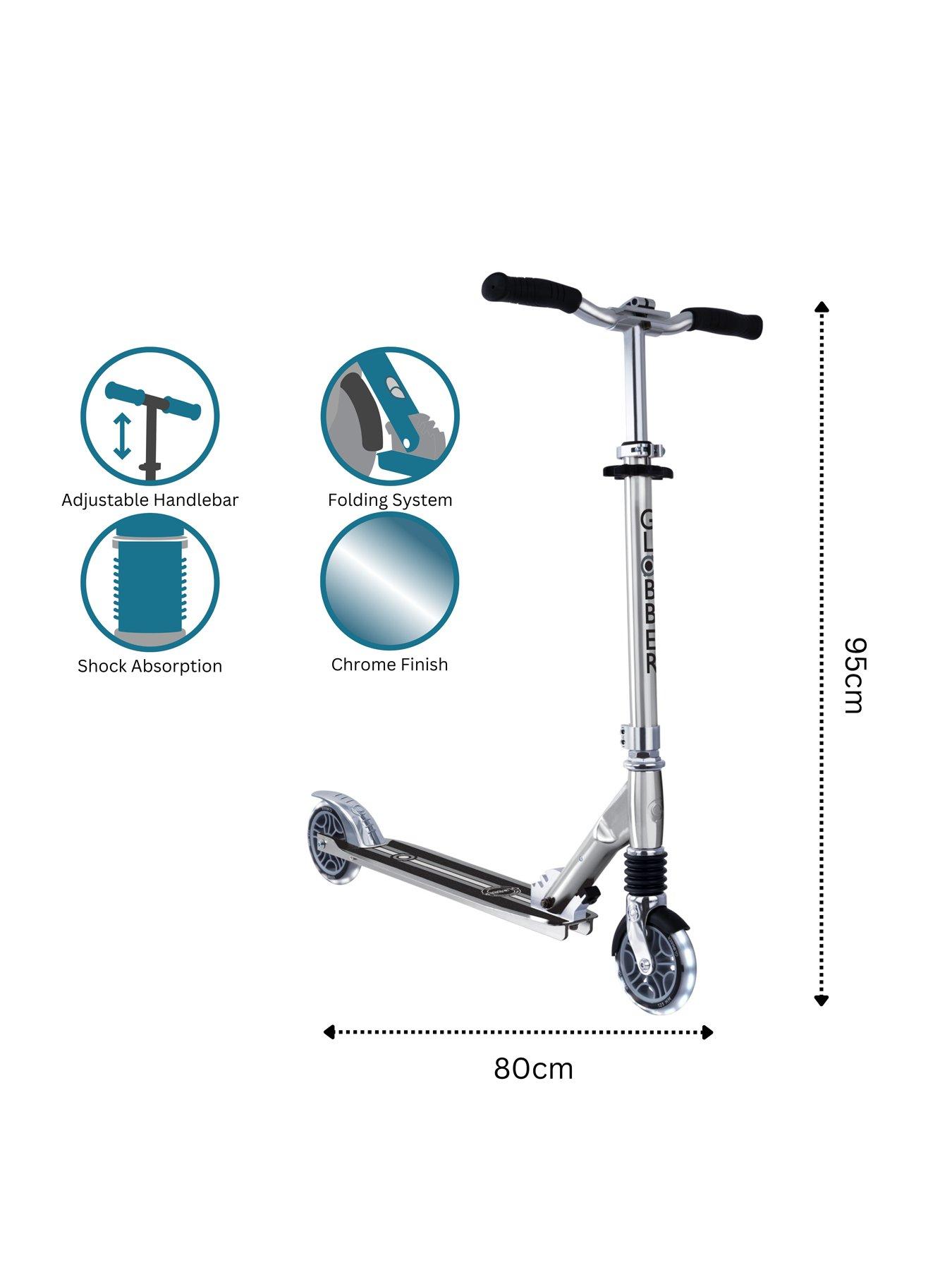 Image 7 of 7 of GLOBBER Flow Element Comfort Scooter&nbsp;- Silver