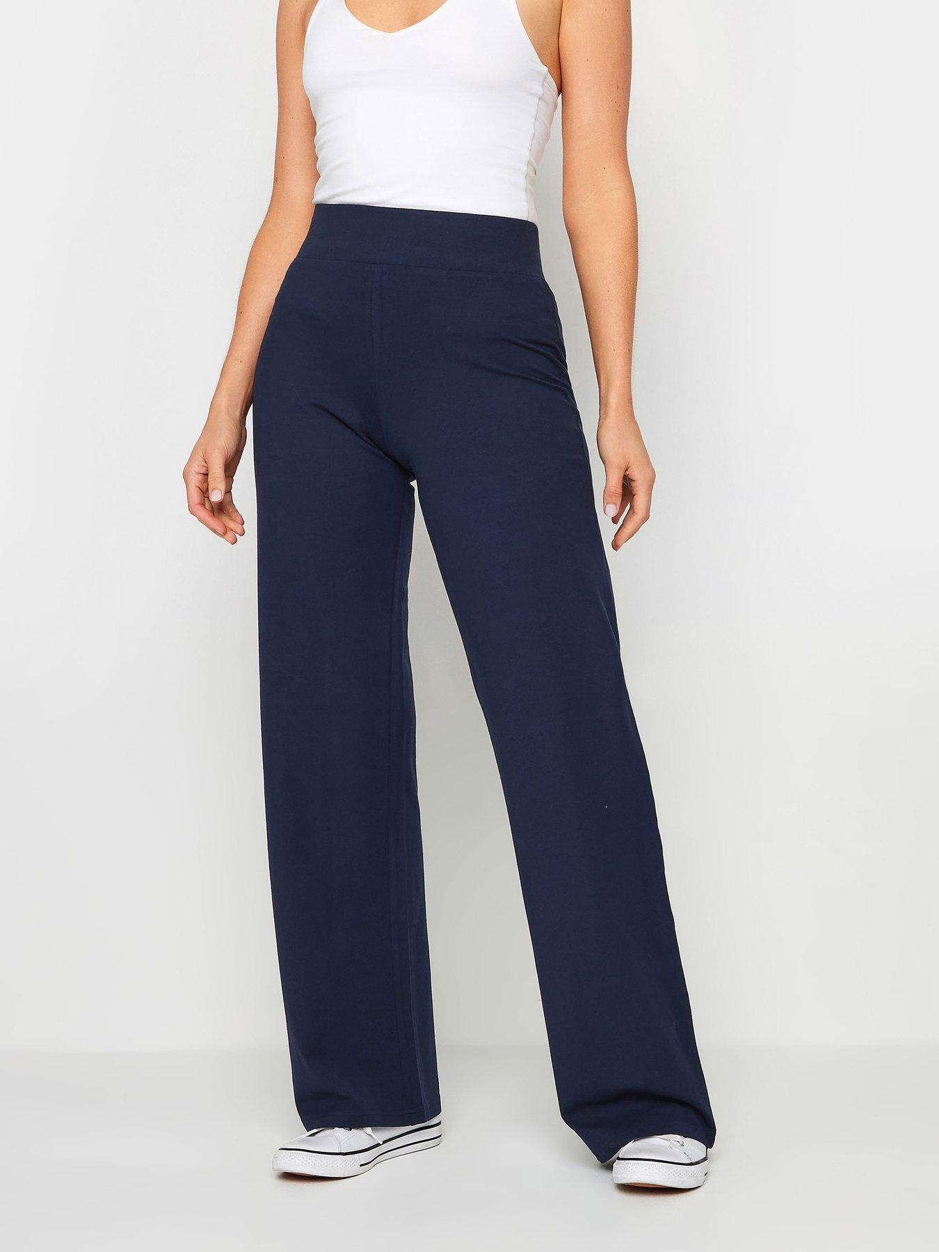 Image 1 of 4 of Long Tall Sally Navy Yoga Pant 36" - Blue