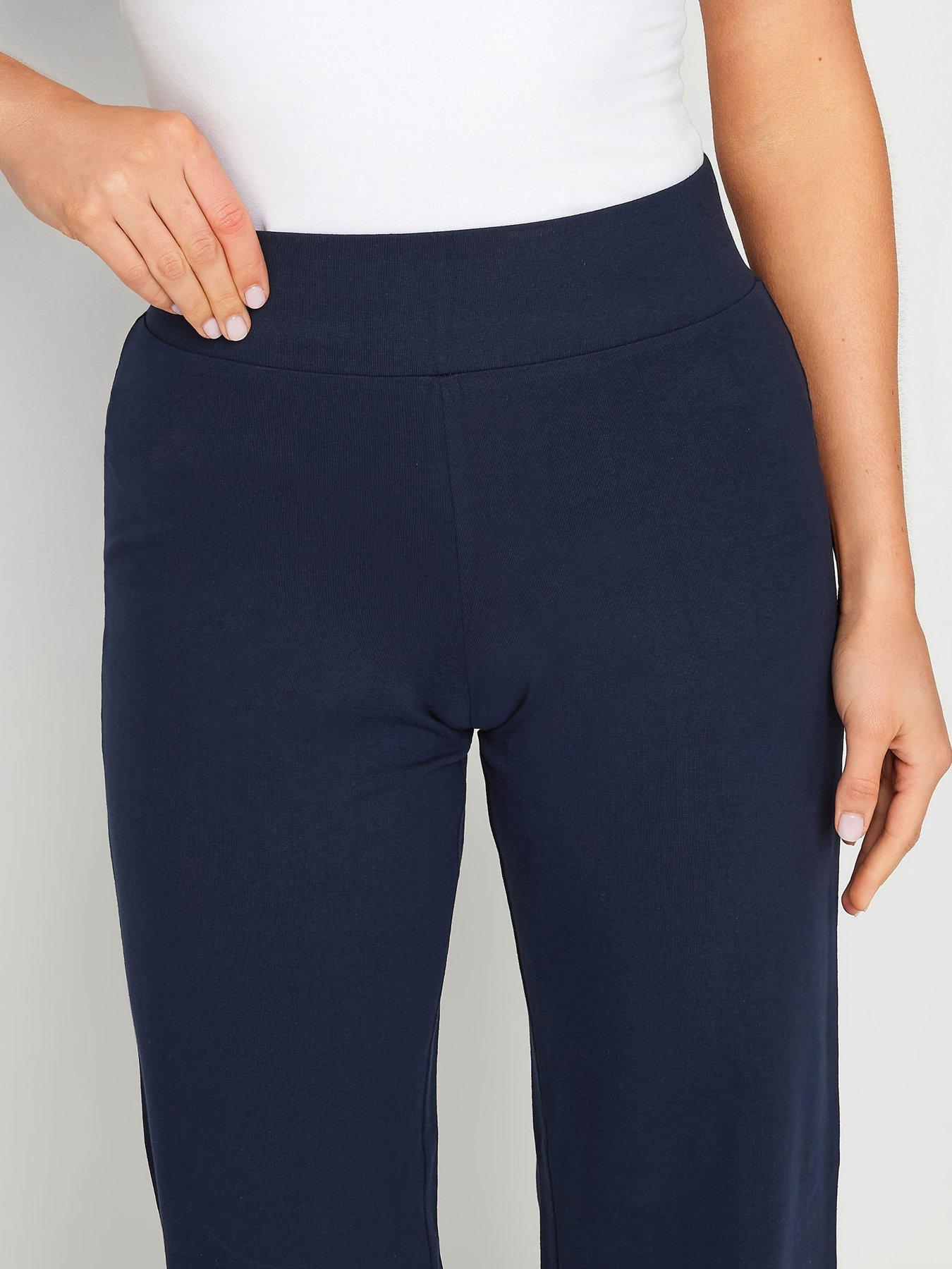 Image 4 of 4 of Long Tall Sally Navy Yoga Pant 36" - Blue