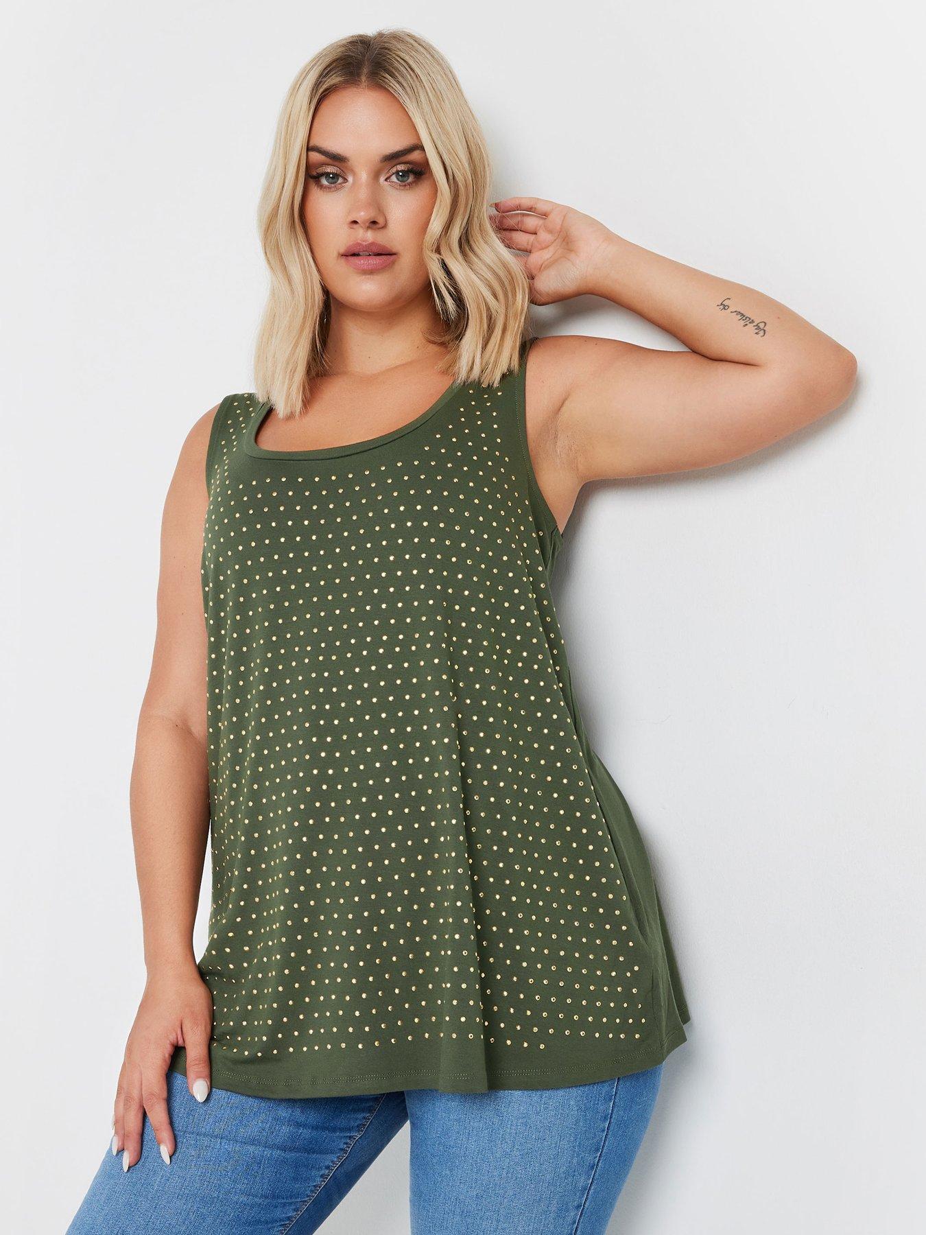 yours-stud-front-panel-vest-green