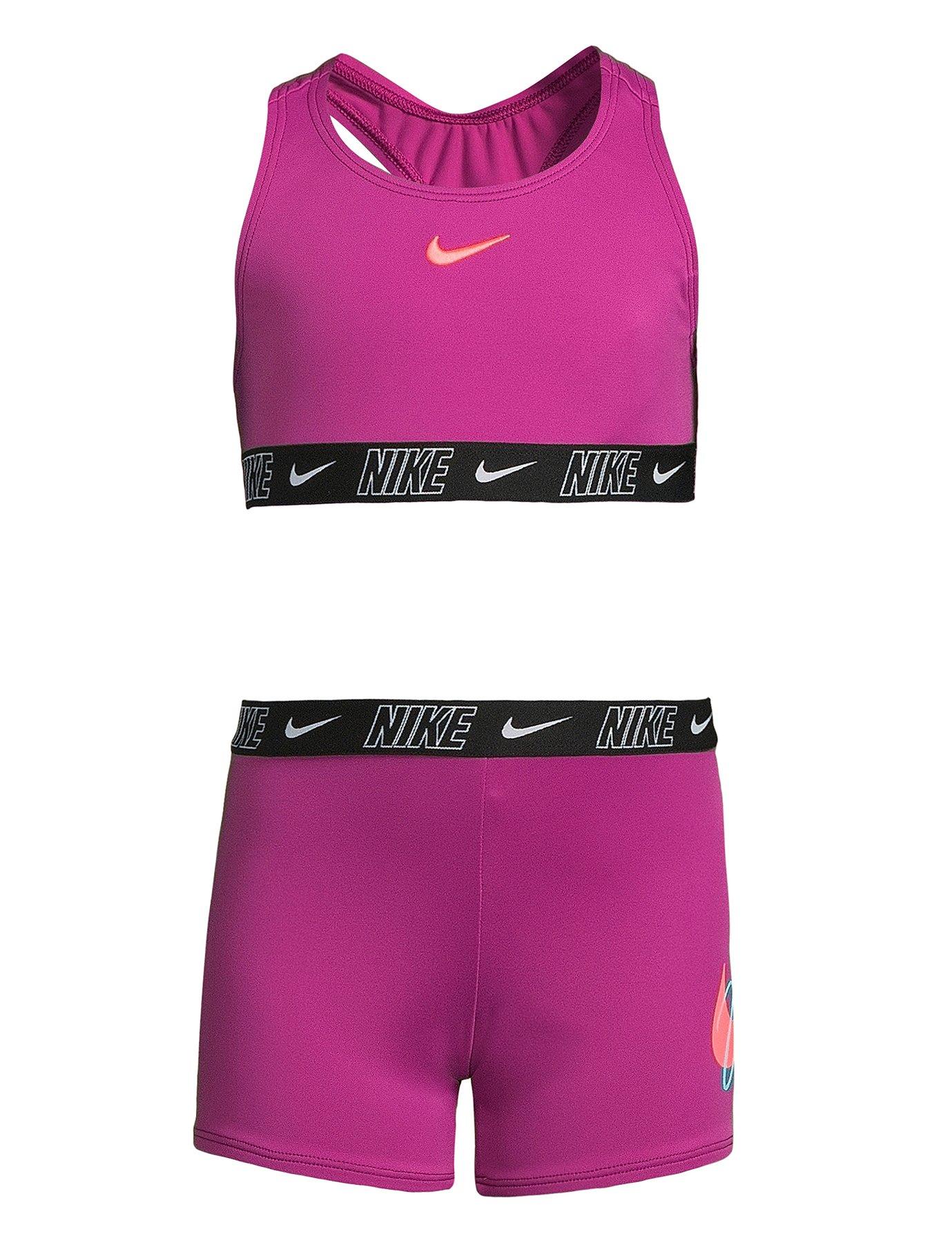 nike-logo-tape-racerback-bikini-short-set-hot-fuchsia