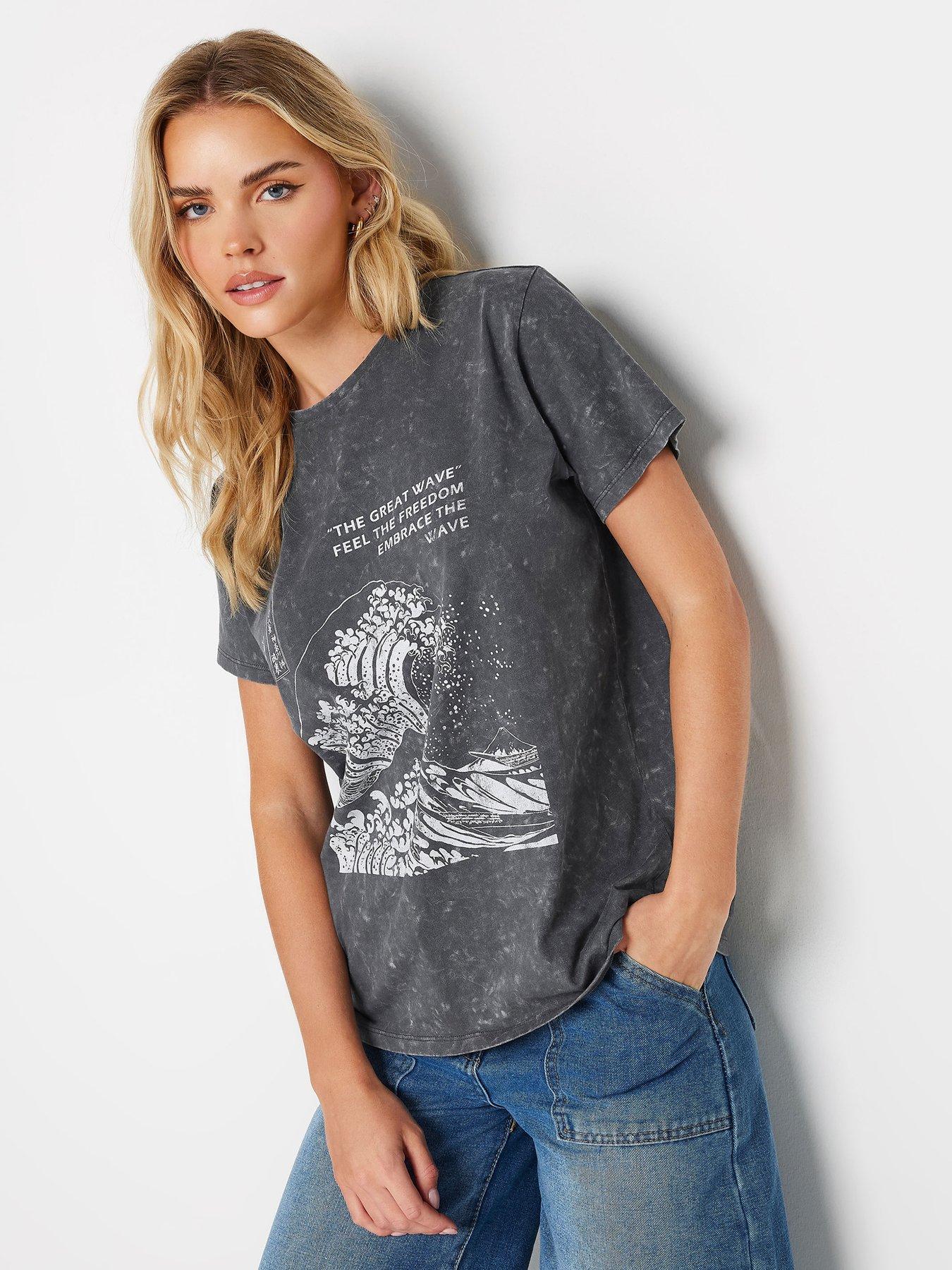 pixiegirl-grey-acid-wash-wave-print-t-shirt