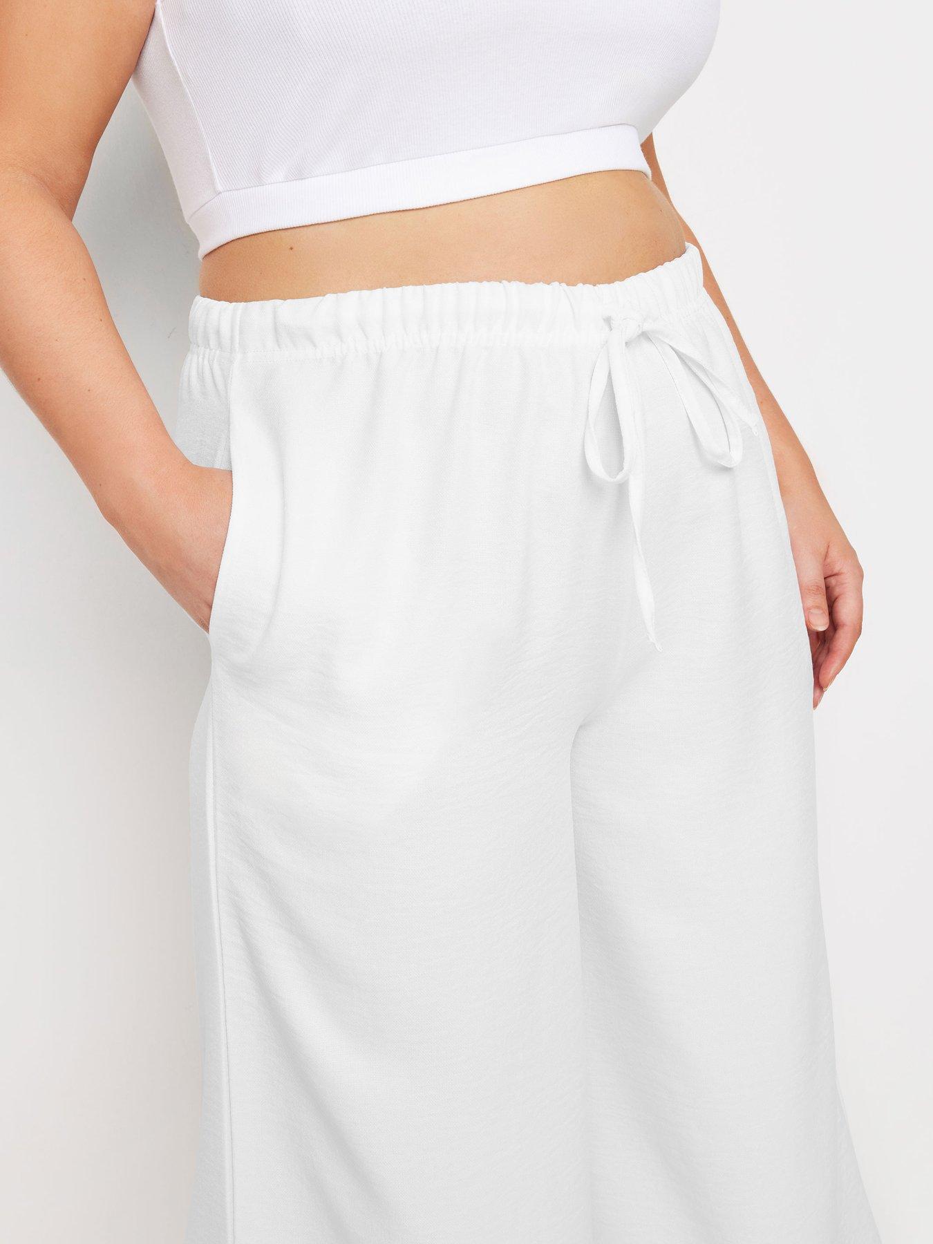 yours-linen-look-crop-trousers-whiteoutfit