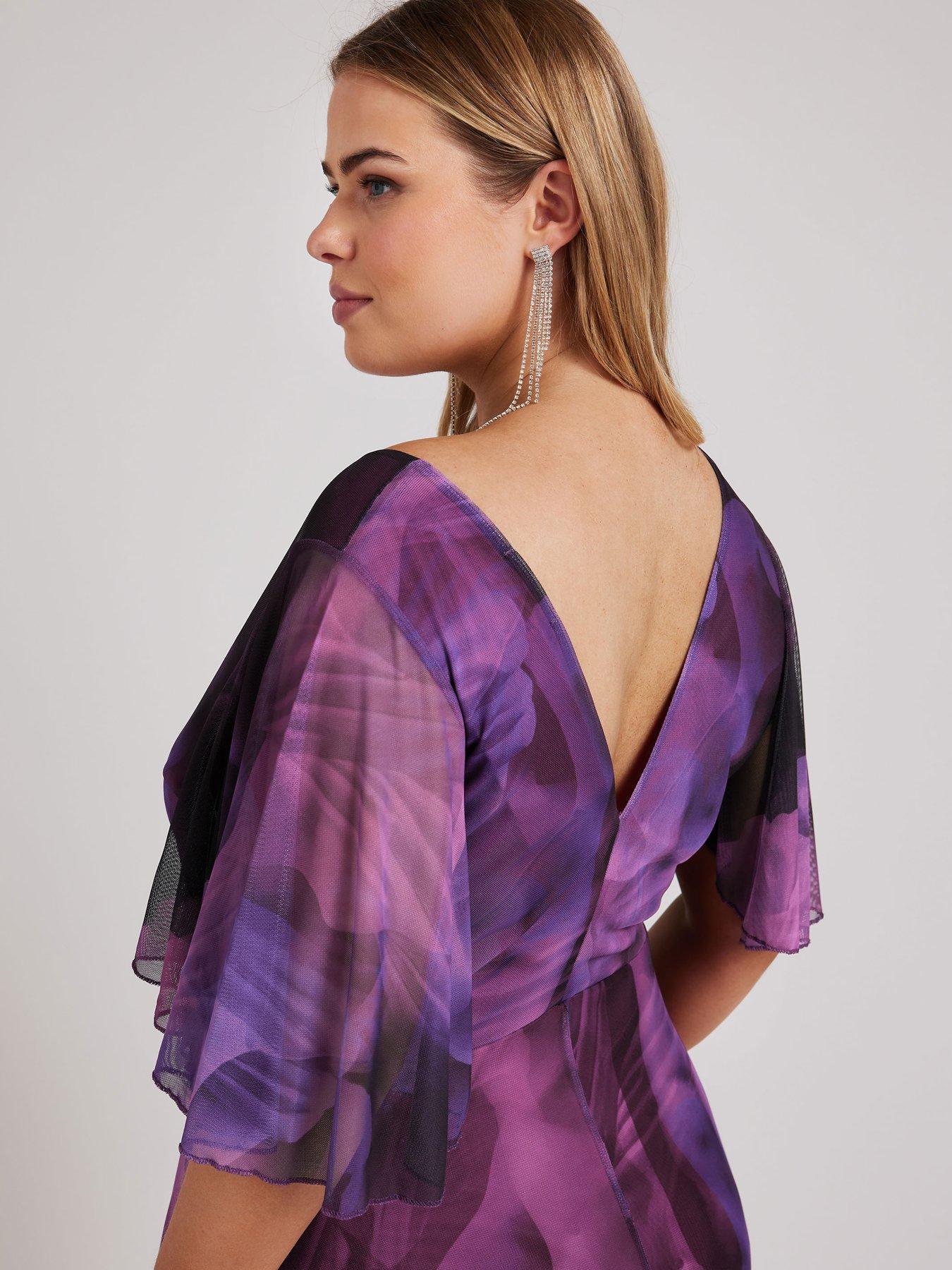 yours-abstract-mesh-wrap-maxi-dress-purpleoutfit