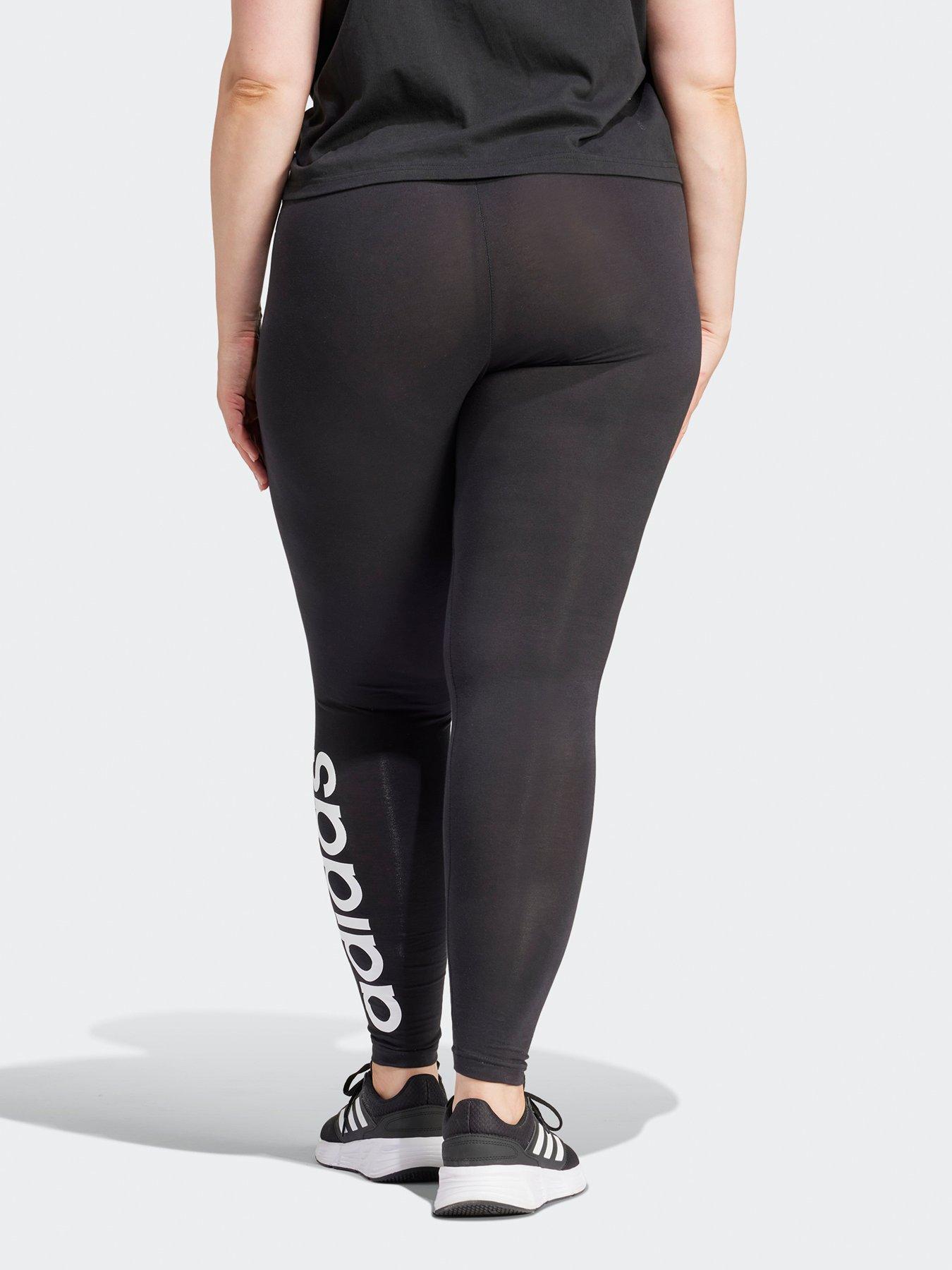 adidas-sportswear-womens-linear-leggings-plus-size-blackwhitestillFront