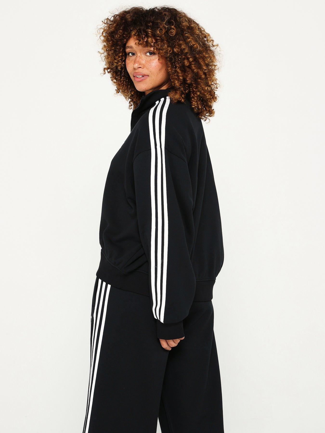 adidas-originals-womens-halfzip-french-terry-crew-blackstillFront