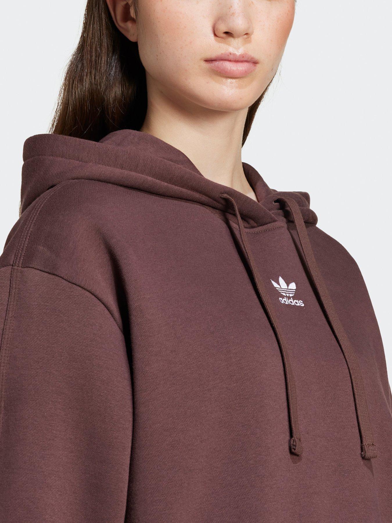 adidas-originals-womens-essentials-hoodie-brownoutfit