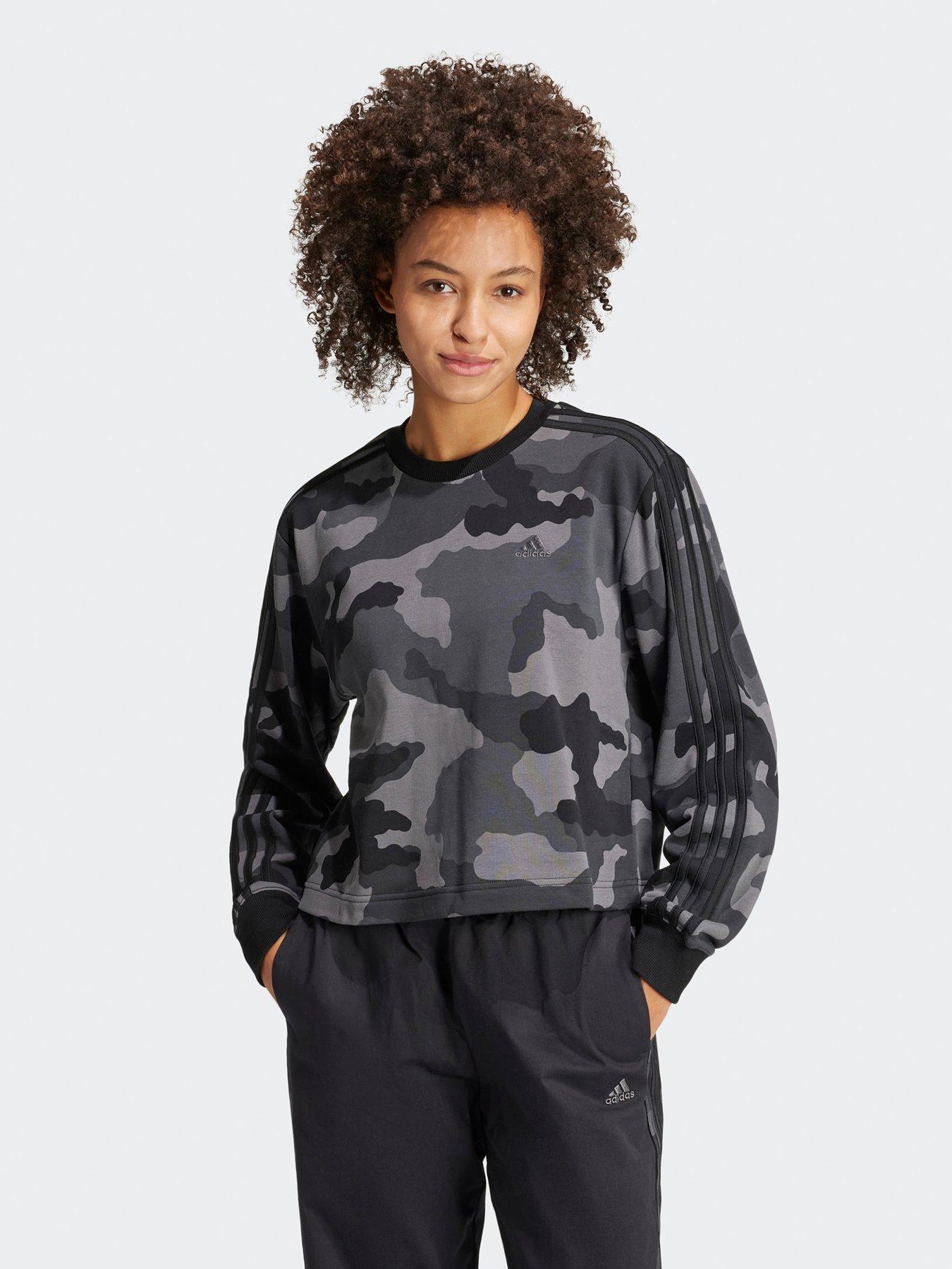 adidas-sportswear-womens-camo-printed-crew-sweat-black