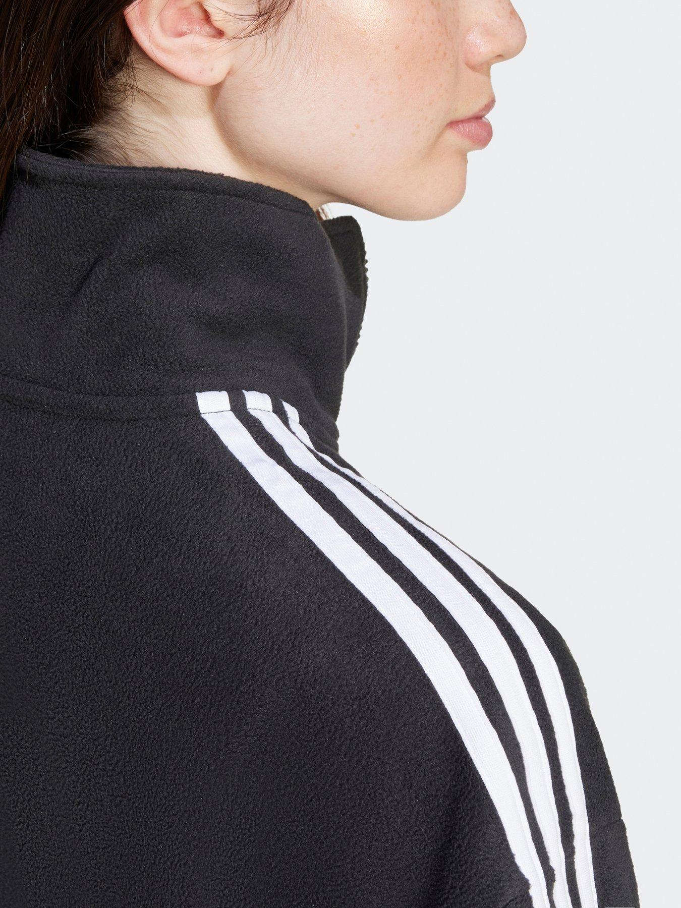 adidas-originals-womens-polarfleece-half-zip-blackdetail