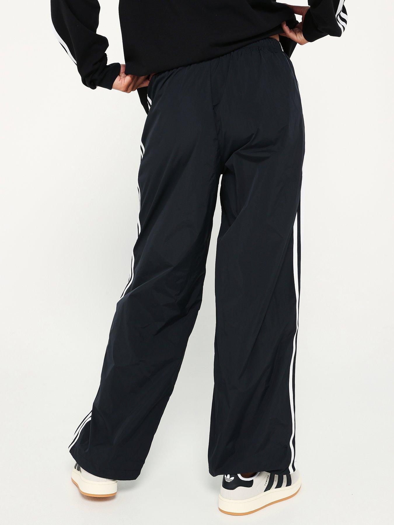 adidas-originals-womens-3-stripe-woven-parachute-pants-blackstillFront