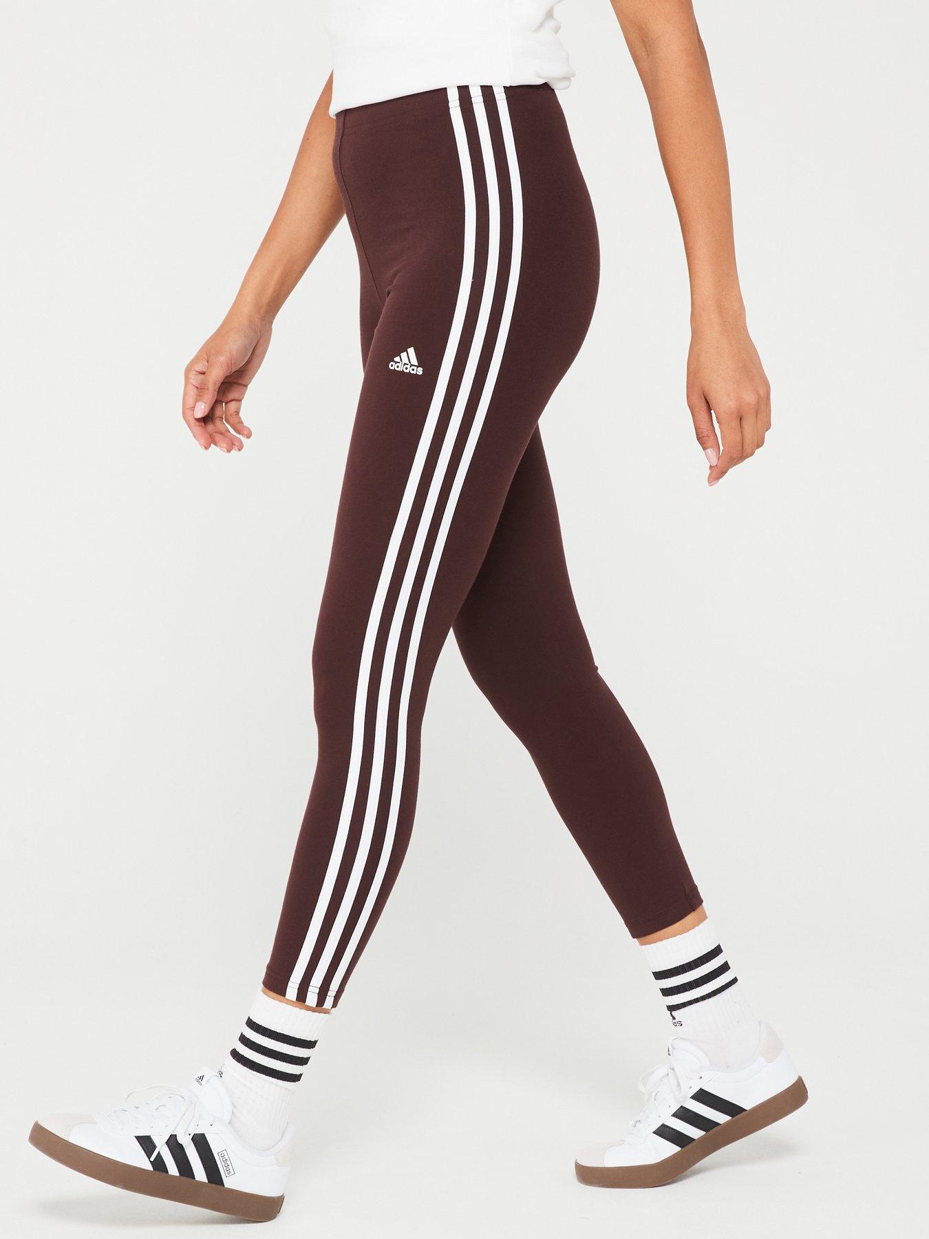 adidas-sportswear-womens-3-stripe-high-waisted-legging-brown