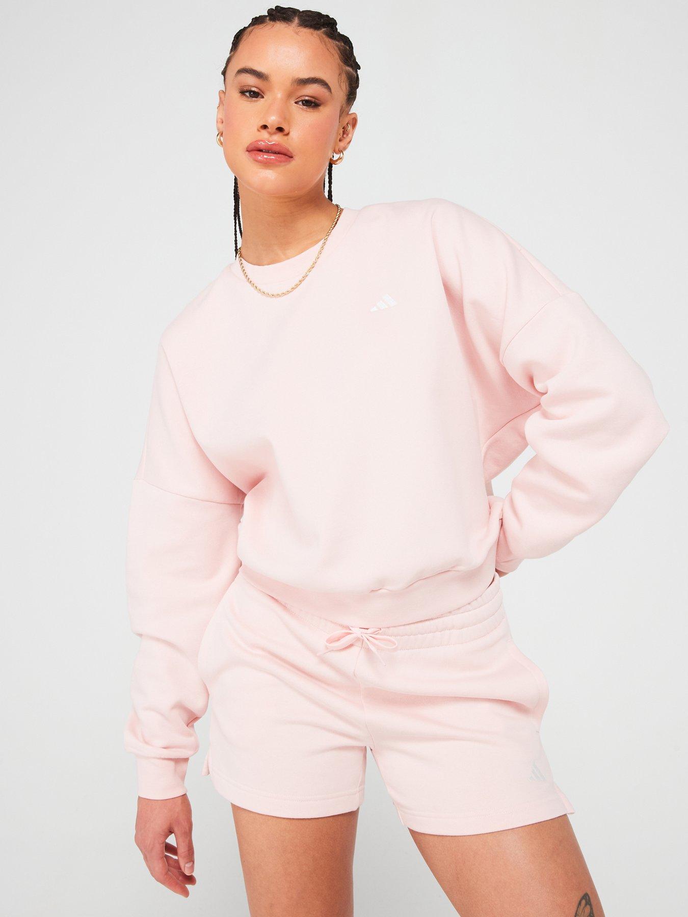 adidas-sportswear-womens-small-logo-feel-cosy-crew-sweat-pinkwhite