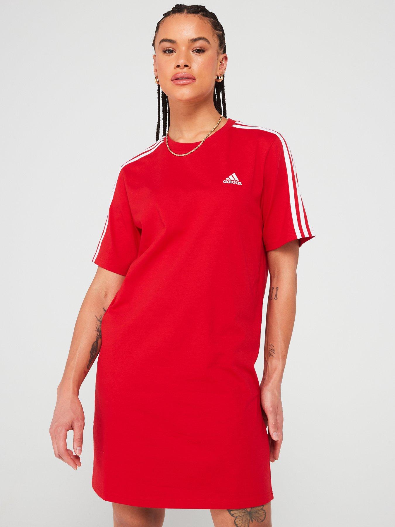 adidas-sportswear-womens-3-stripe-boyfriend-tee-dress-red