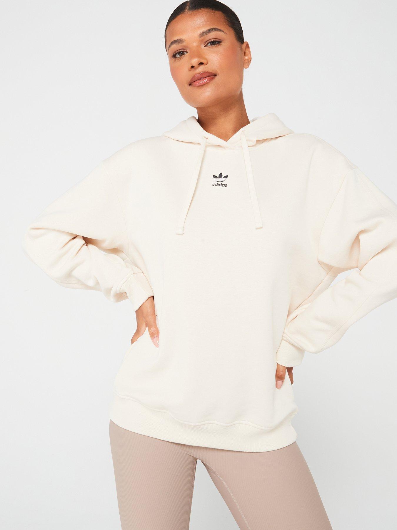 Womens Essentials Hoodie White