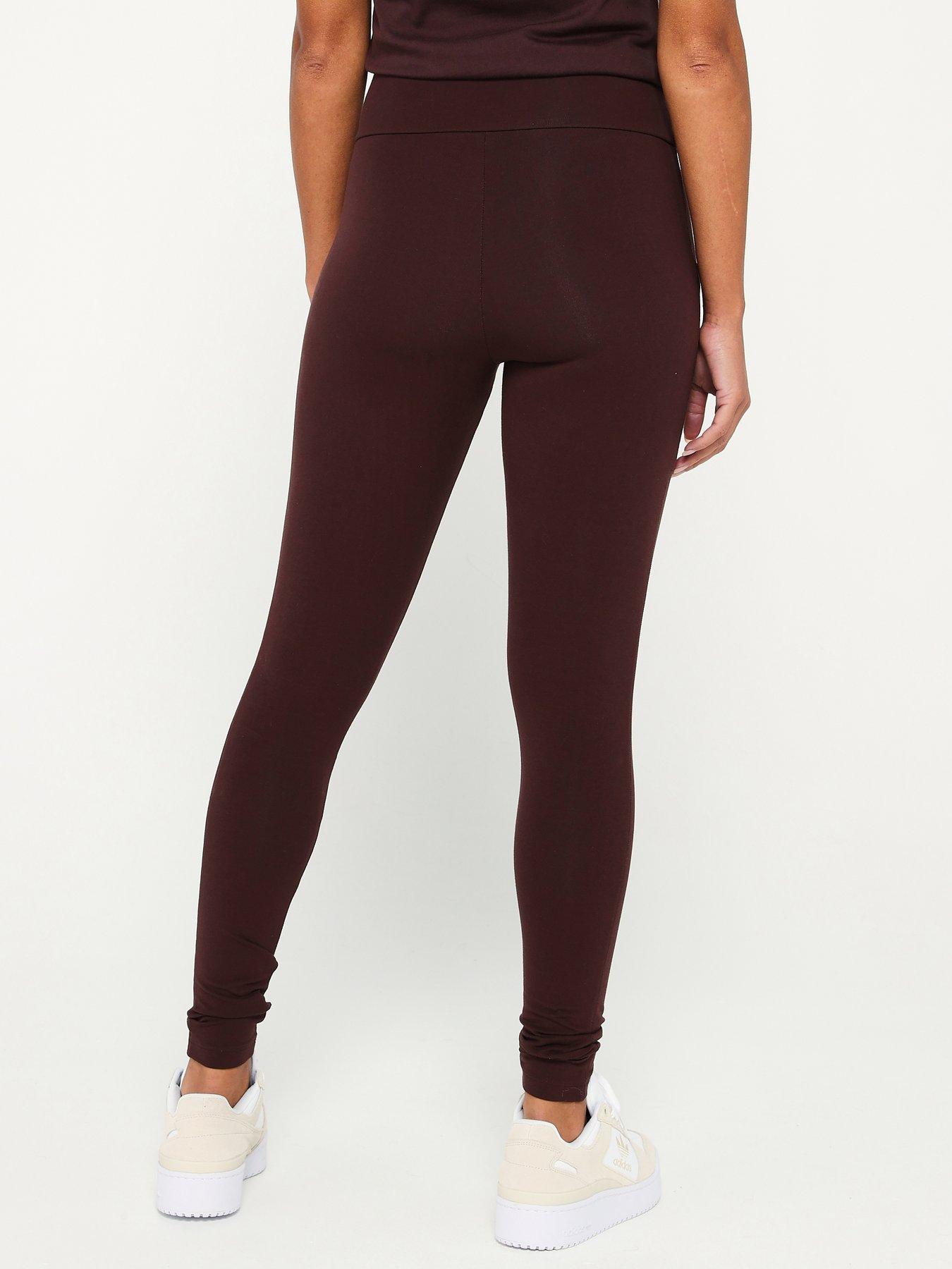 adidas-originals-womens-essentials-leggings-brownstillFront