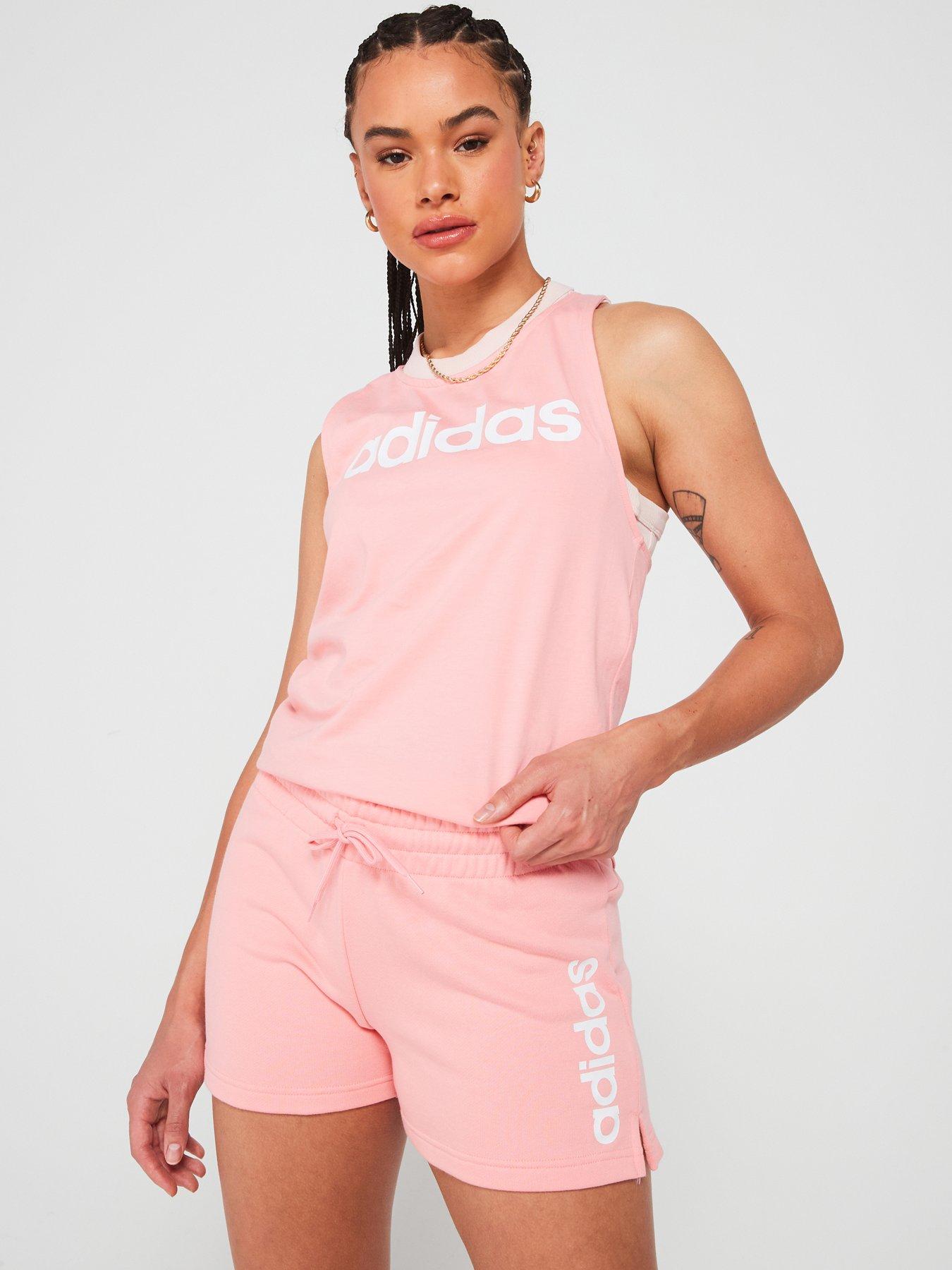 adidas Sportswear Womens Linear Tank Pink Very Ireland