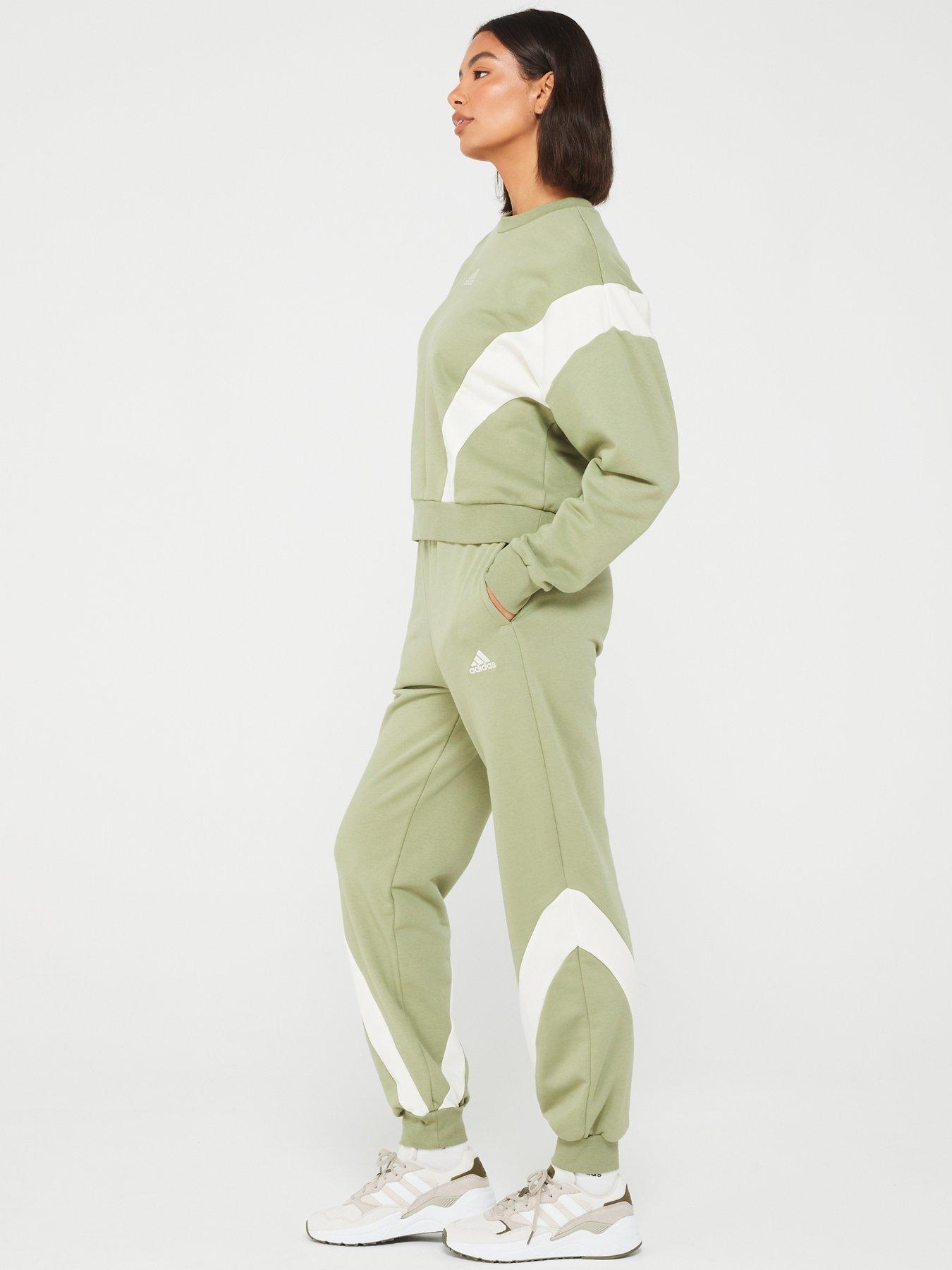 adidas-sportswear-womens-laziday-tracksuit-greenwhiteback