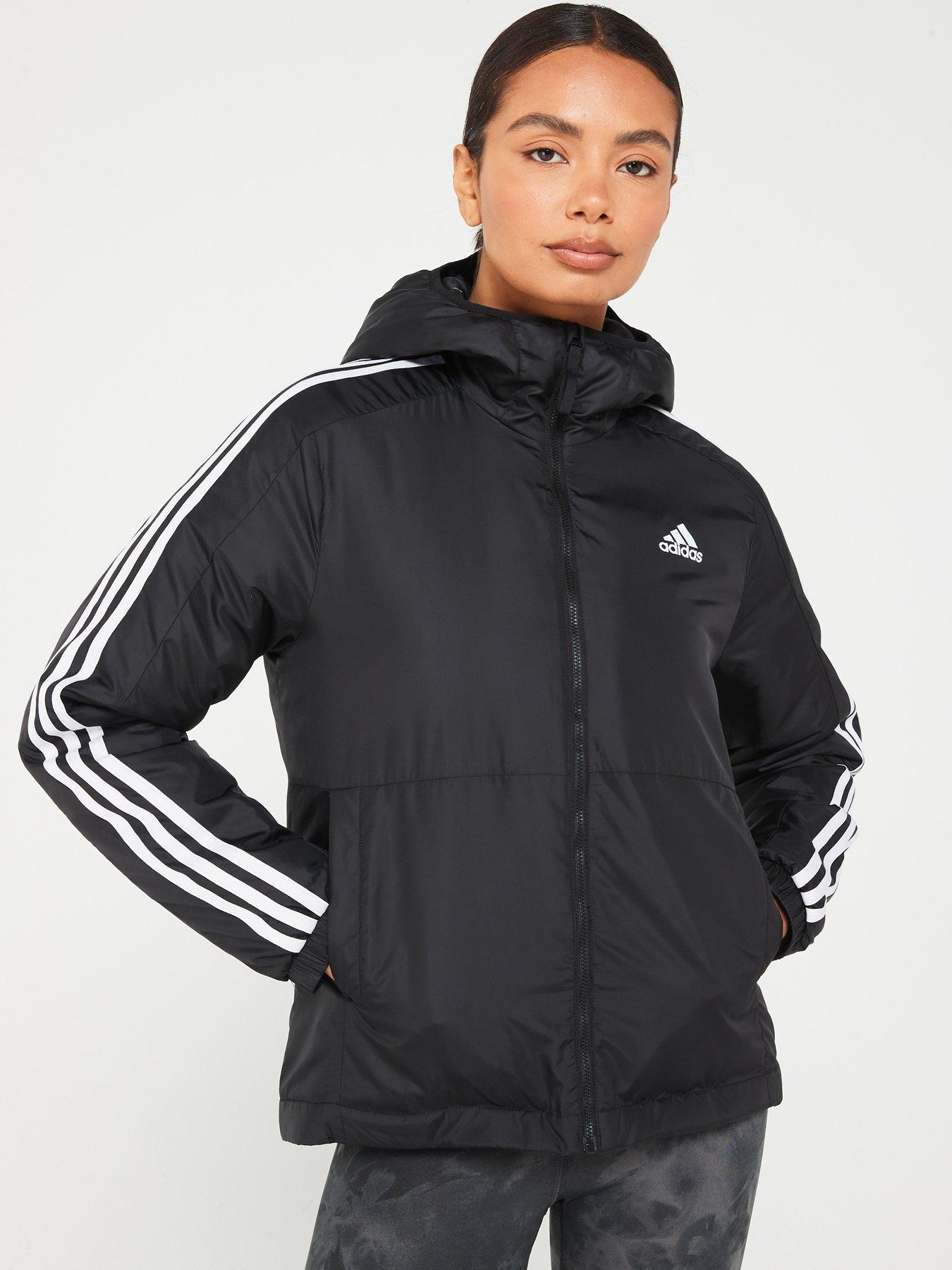 Adidas essential 3 stripe jacket sale