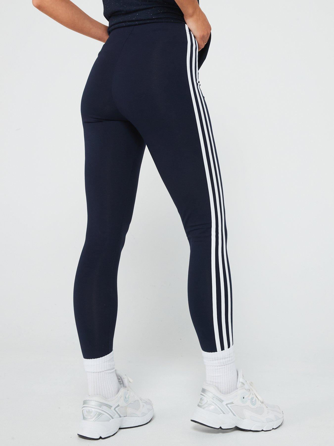 adidas-sportswear-womens-3-stripe-high-waisted-legging-navywhitestillFront