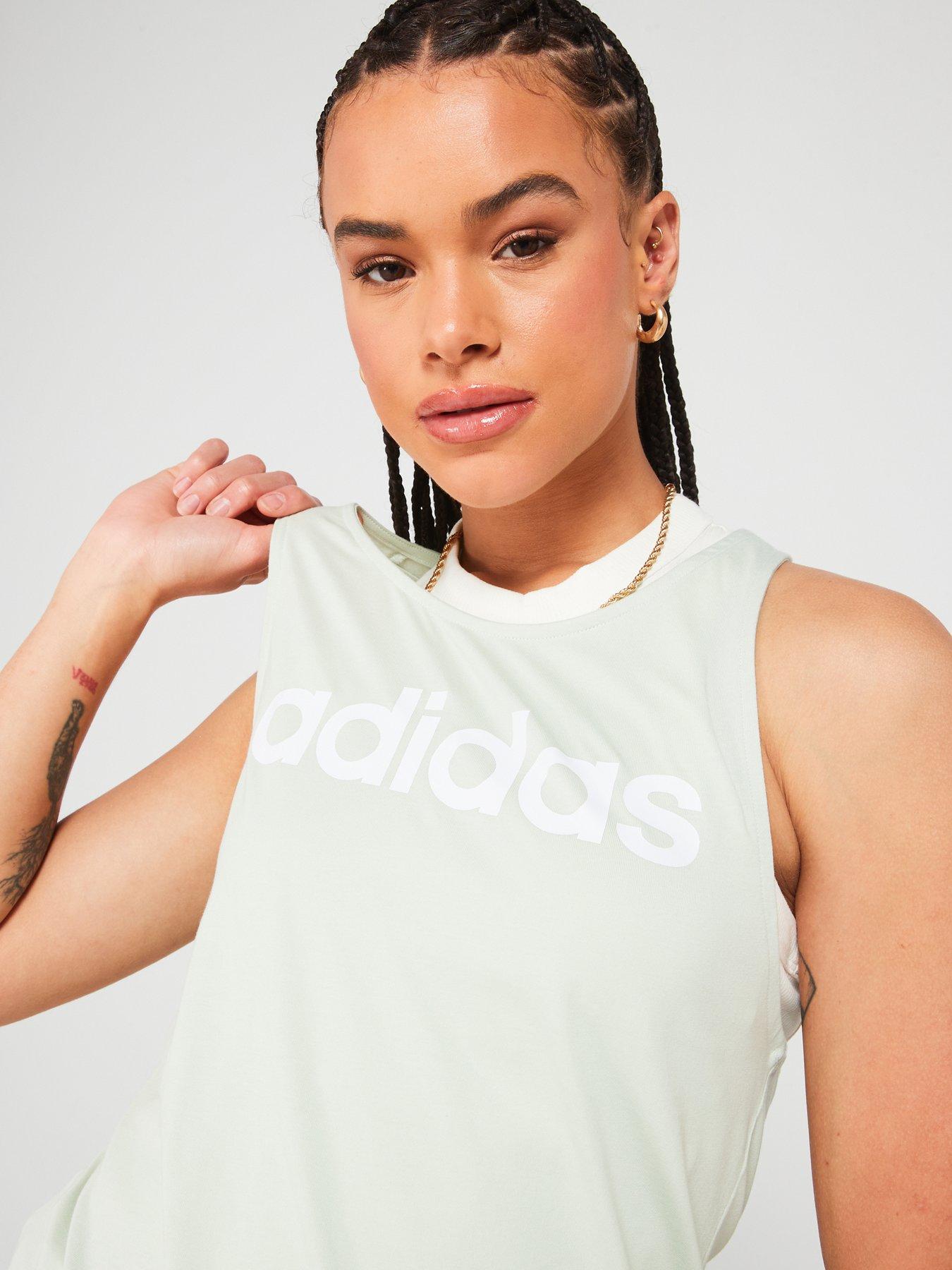 adidas-sportswear-womens-linear-tank-greendetail