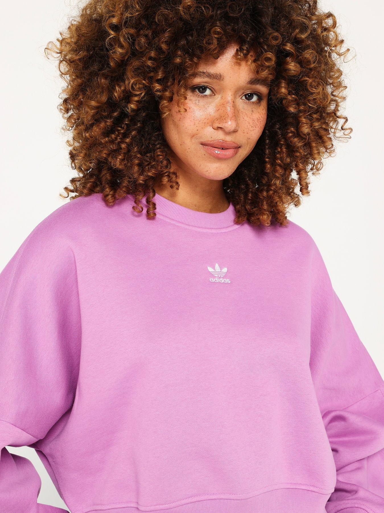 adidas-originals-womens-essentials-fleece-crew-purpleoutfit