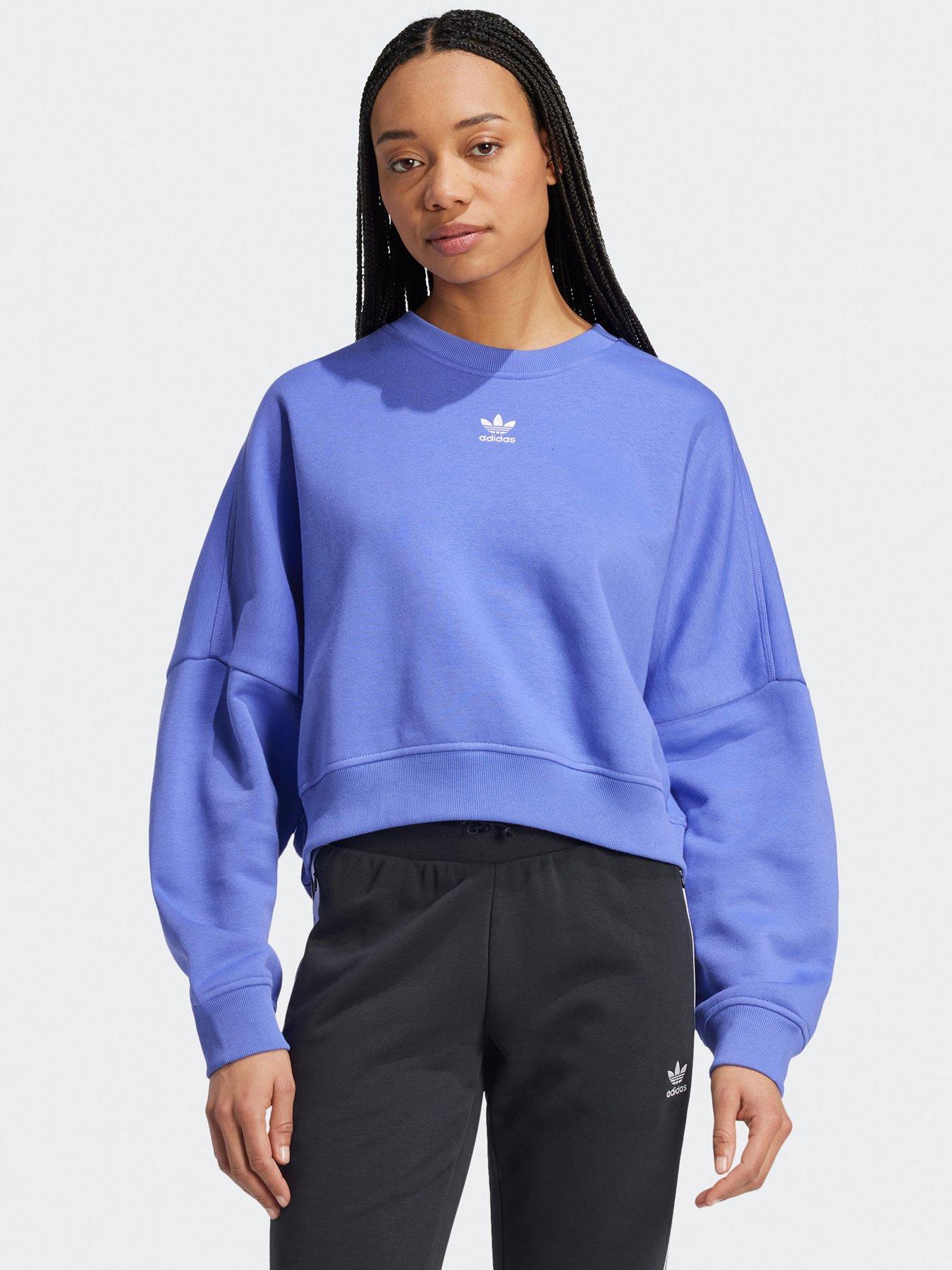 adidas-originals-womens-essentials-fleece-crew-bluefront