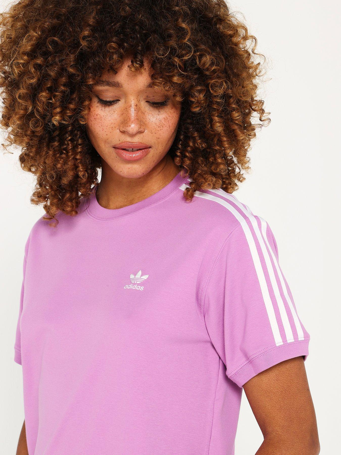 adidas-originals-womens-3-stripe-tee-purpleoutfit