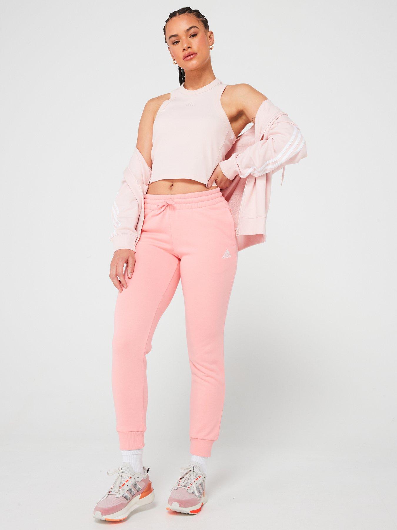 adidas-sportswear-womens-linear-french-terry-cuffed-pant-pinkback