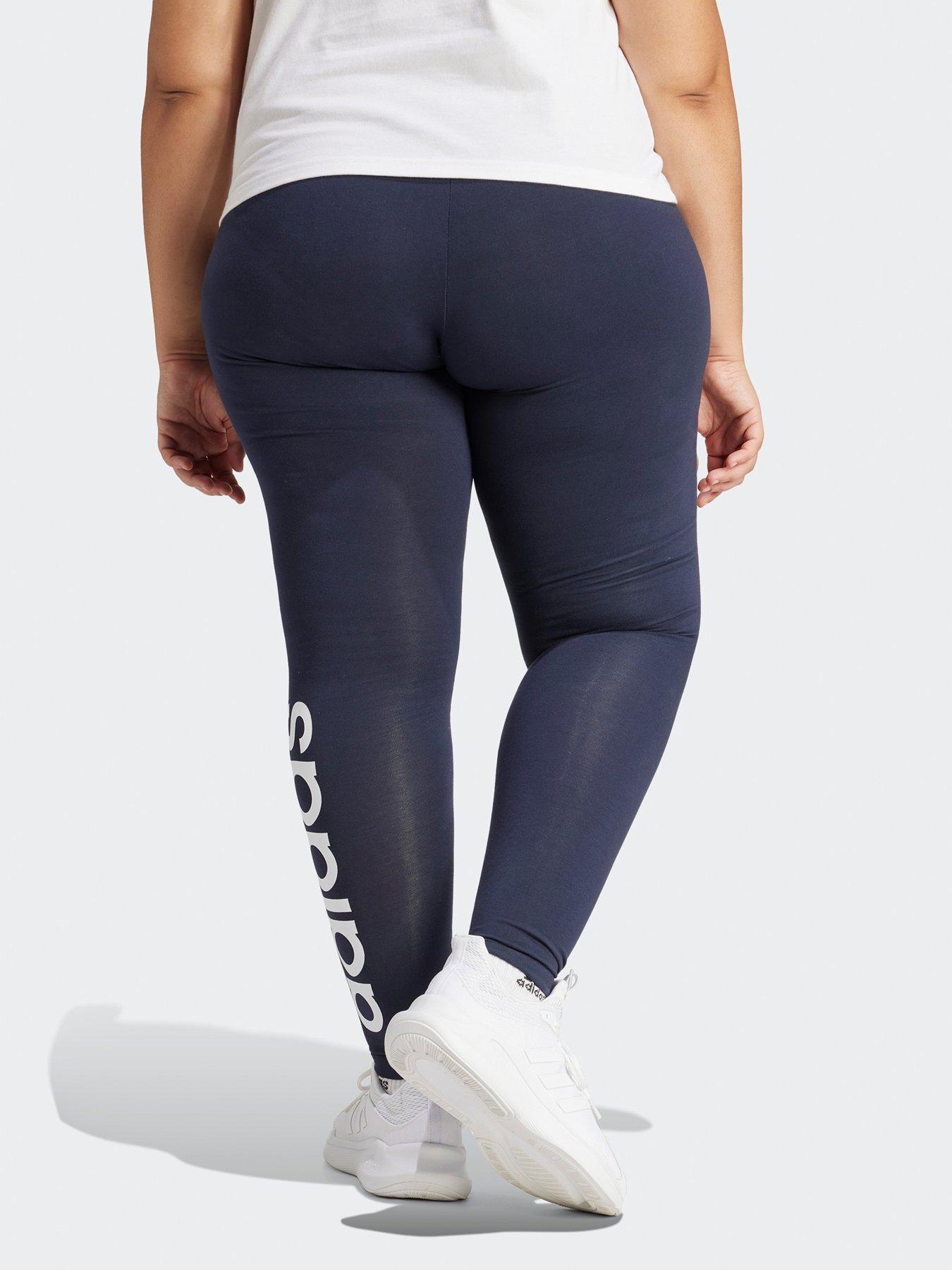 adidas-sportswear-womens-plus-size-linear-leggings-navywhitestillFront