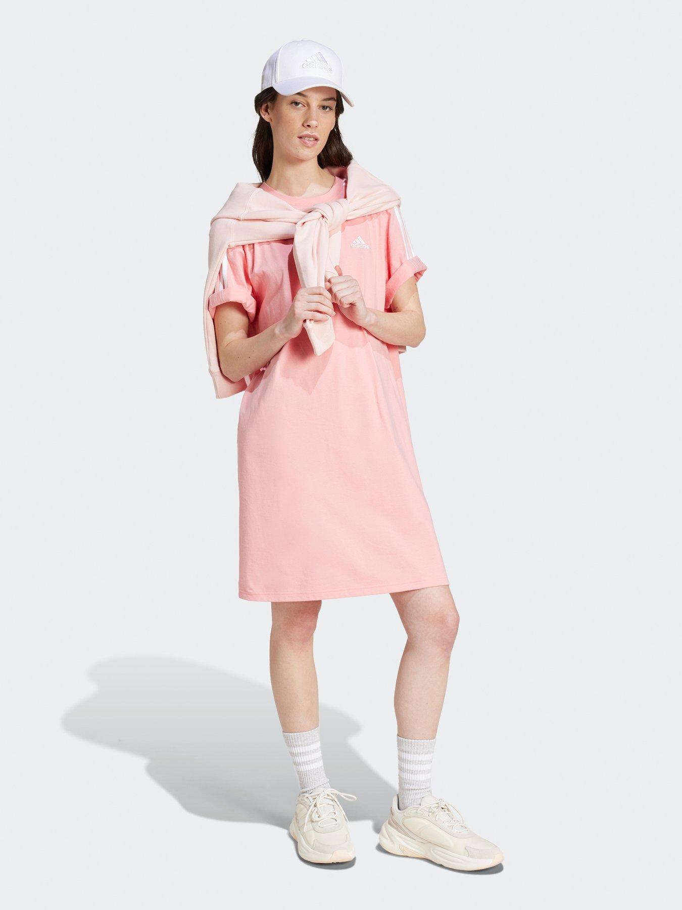 adidas-sportswear-womens-3-stripe-boyfriend-tee-dress-pinkback