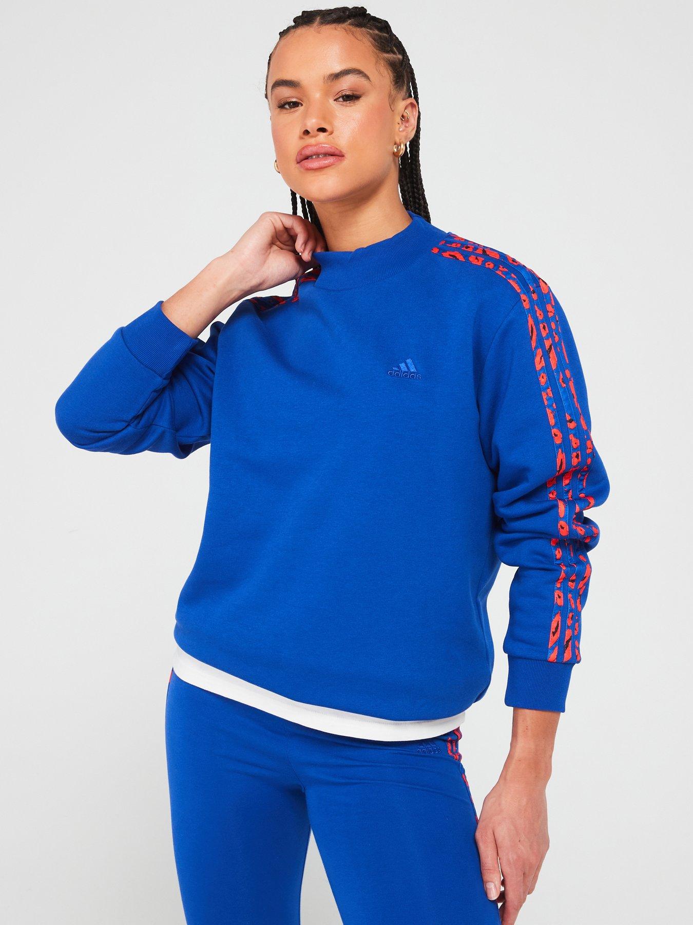 adidas-sportswear-womens-animal-3-stripe-sweat-blue