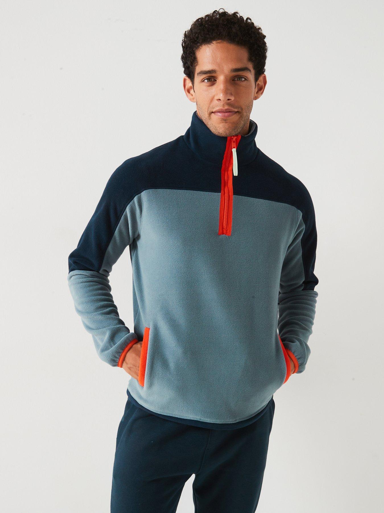 gym-coffee-mens-training-half-zip-polar-fleece-stone-bluedetail