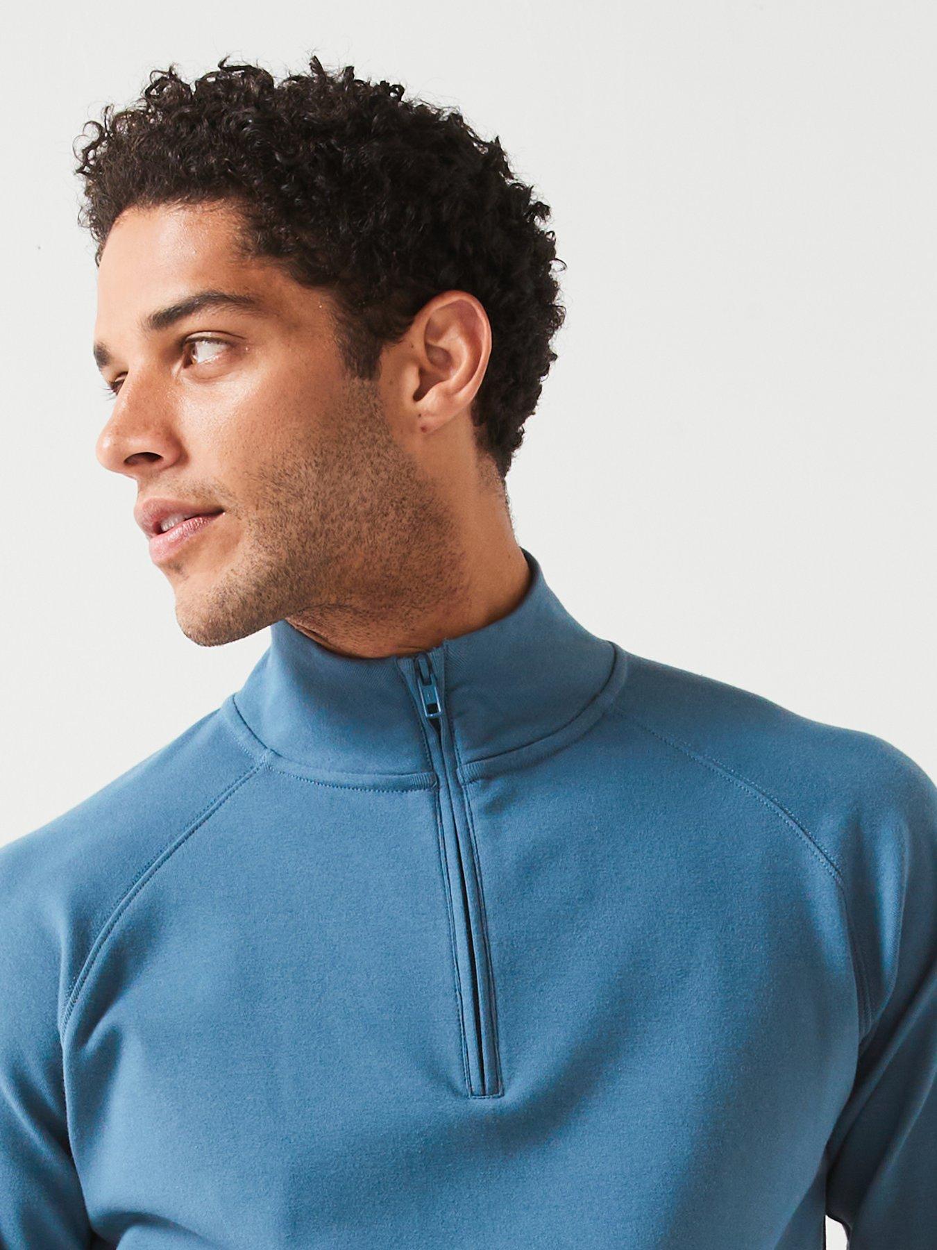 gym-coffee-mens-training-chill-half-zip-bluedetail