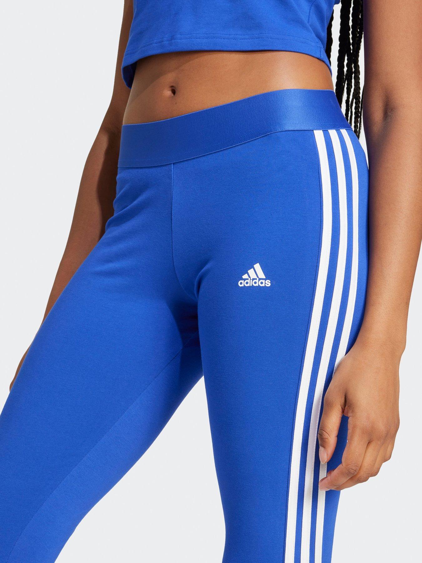 adidas-sportswear-womens-3-stripe-legging-bluedetail