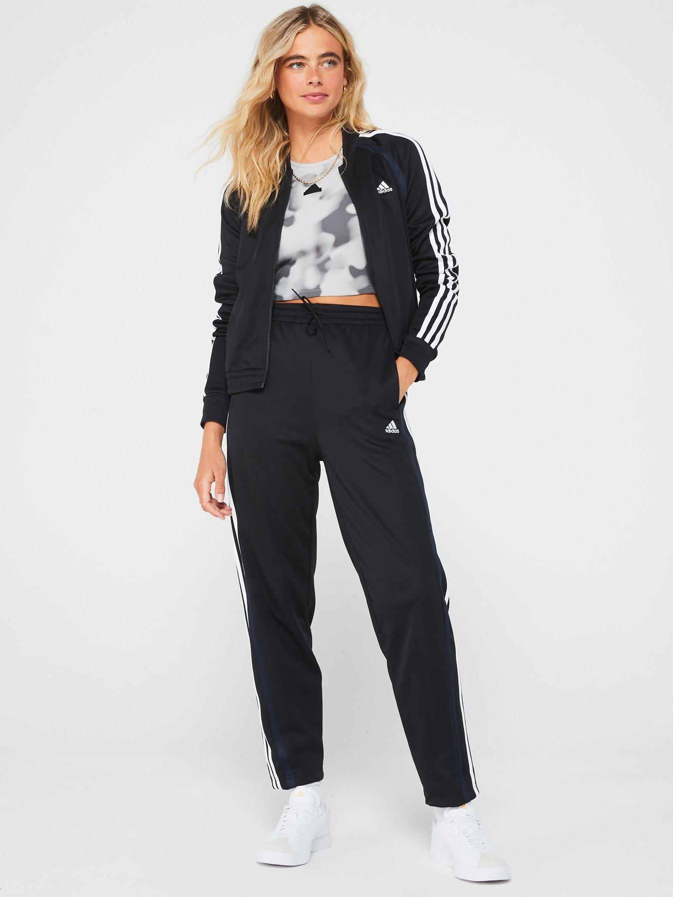 adidas-sportswear-womens-teamsport-tracksuit-blackwhite