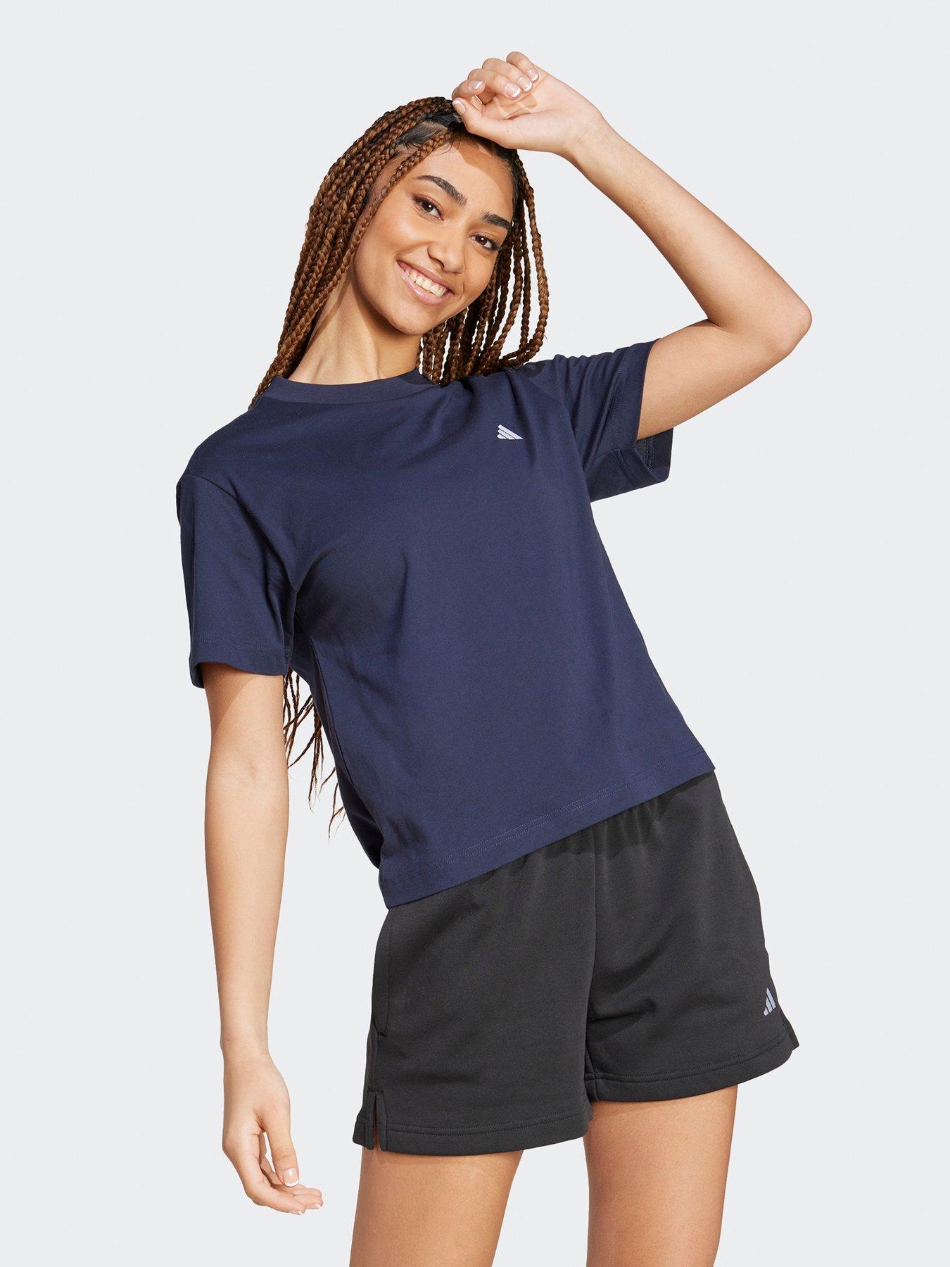 adidas-sportswear-womens-small-logo-tee-navyback