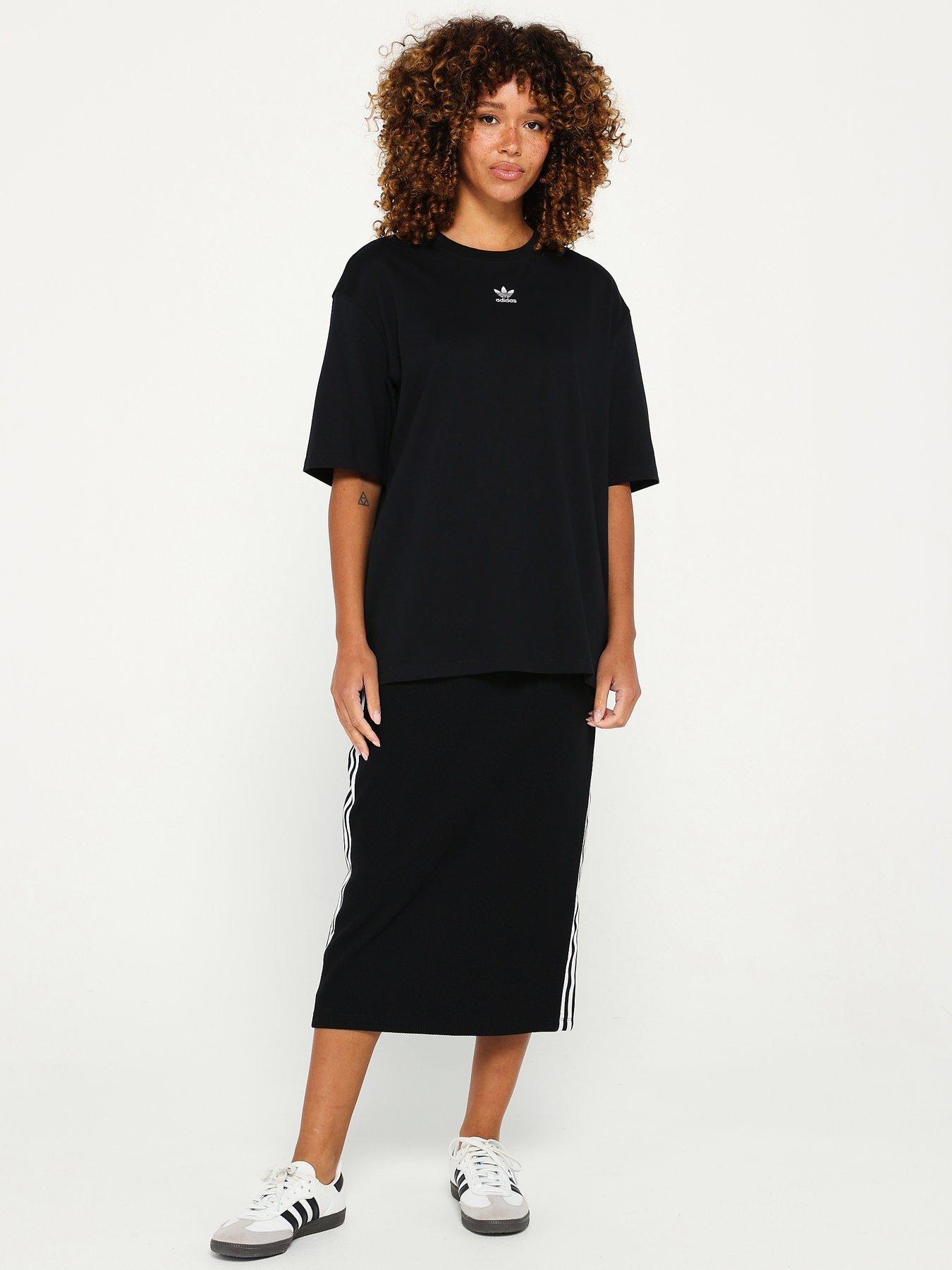 adidas Originals Womens Essentials Boyfriend T-Shirt - Black