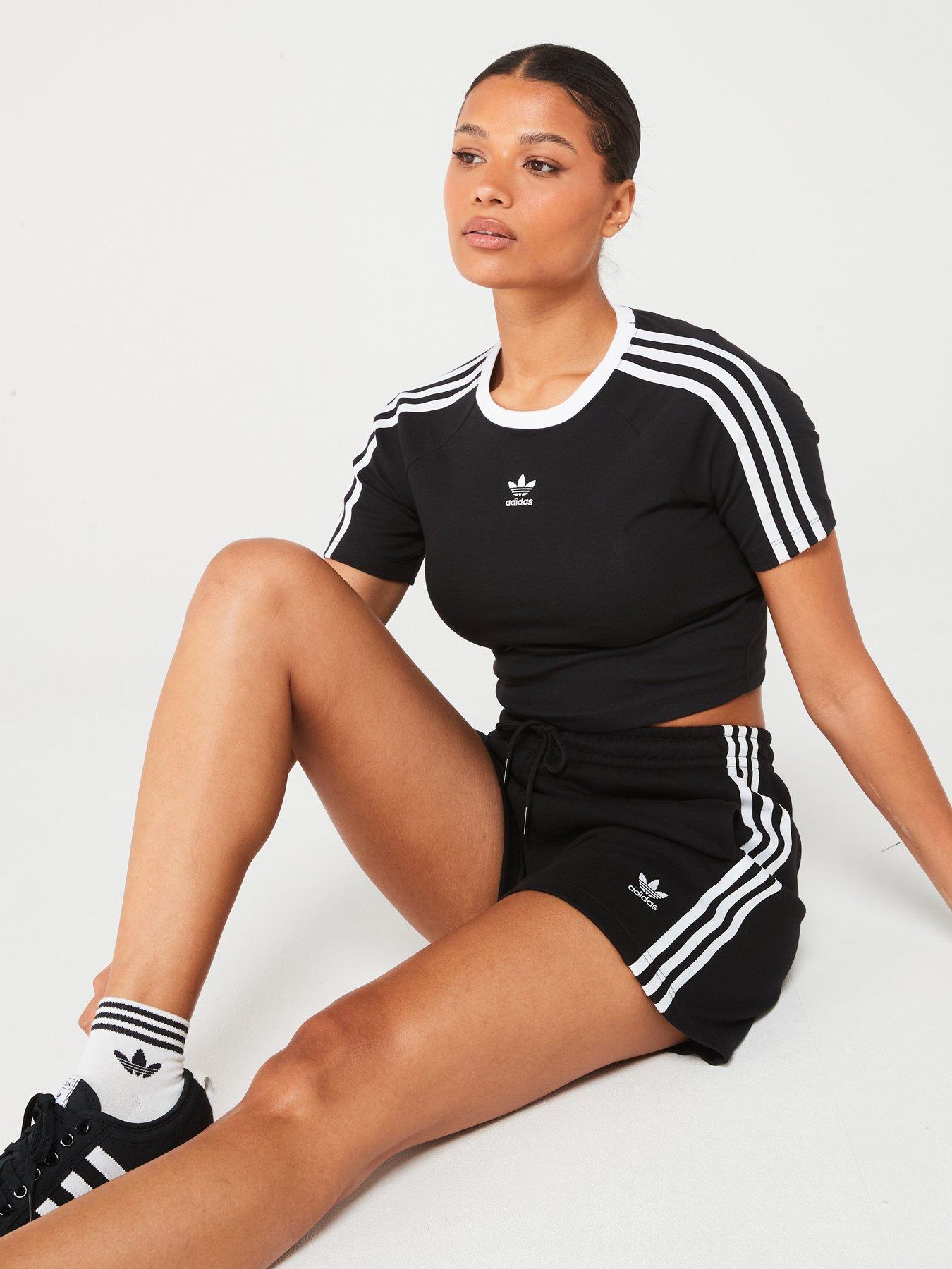 adidas-originals-womens-3-stripe-french-terry-short-blackdetail